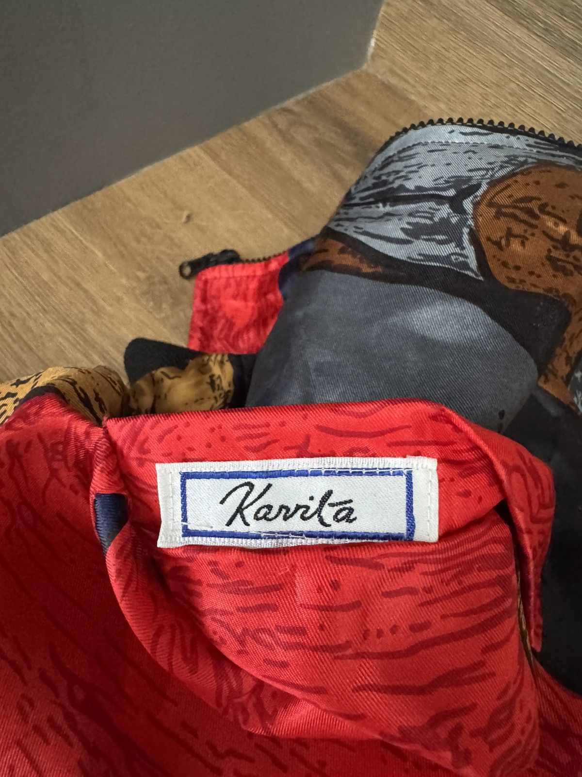 Vintage Picasso Style Art Bomber Jacket by Kavita – Size L – Rare Size US M / EU 48-50 / 2 - 9 Thumbnail