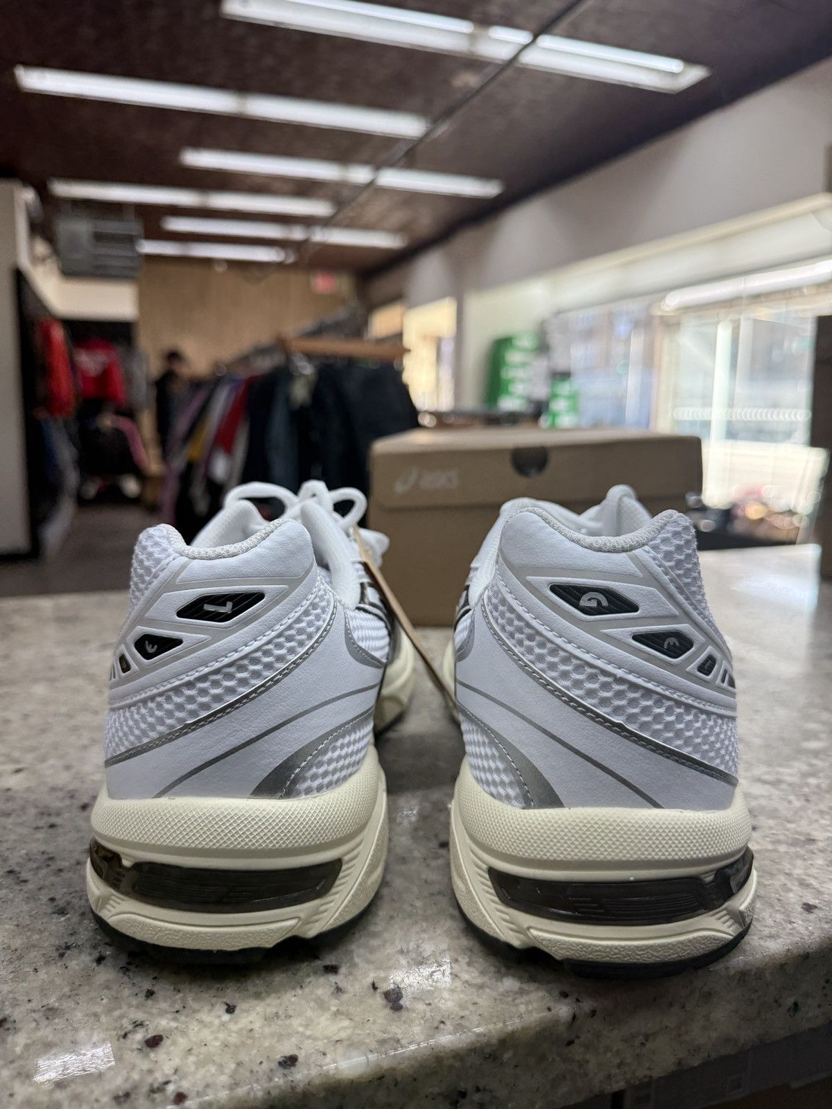 Asics Gel-1130s White/cloud Grey Size US 12 / EU 45 - 4 Thumbnail