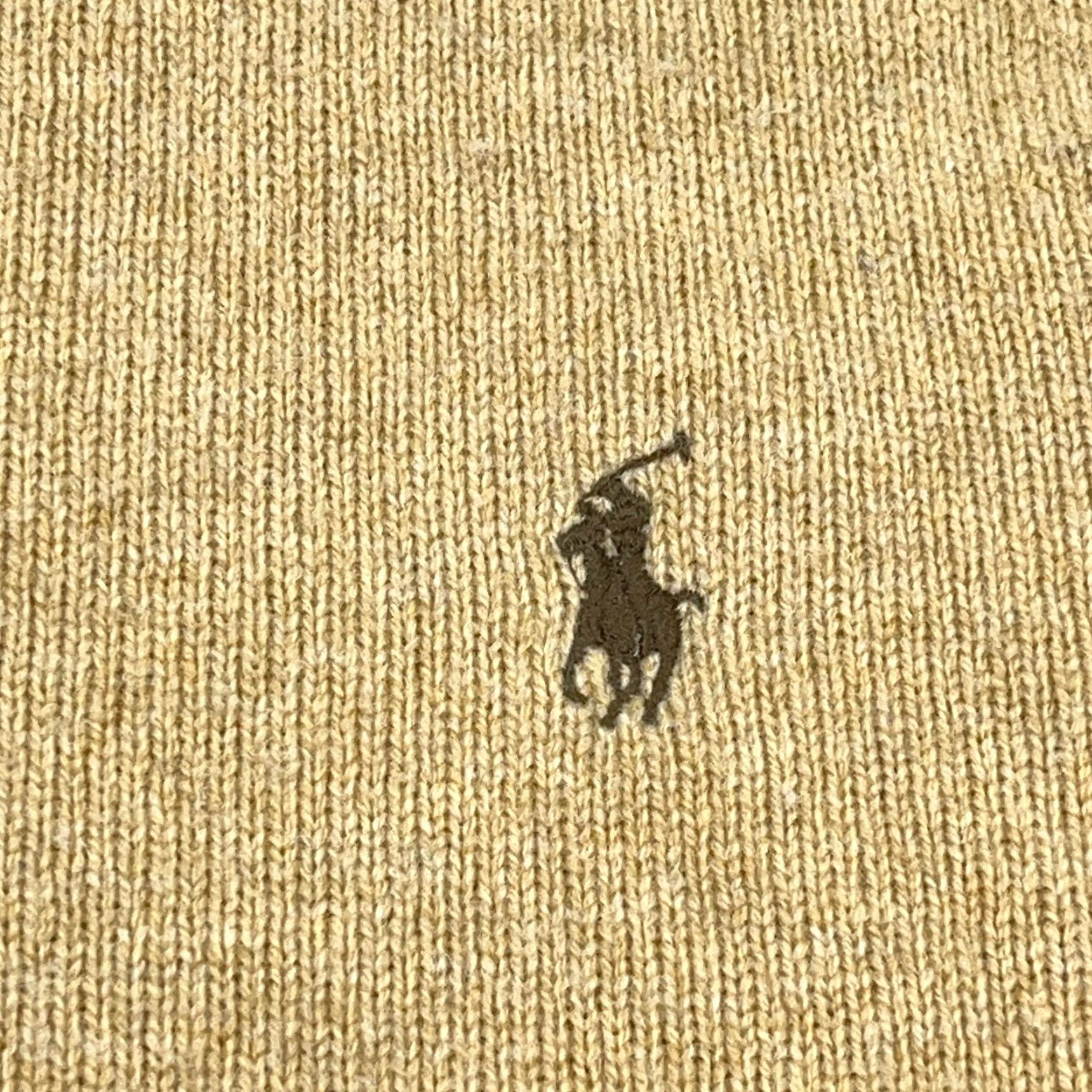 Polo Ralph Lauren VINTAGE Polo Ralph Lauren Sweater Shirt Mens XXL Brown Lambs Wool Knit V Neck Pullover Soft Size US XXL / EU 58 / 5 - 4 Thumbnail