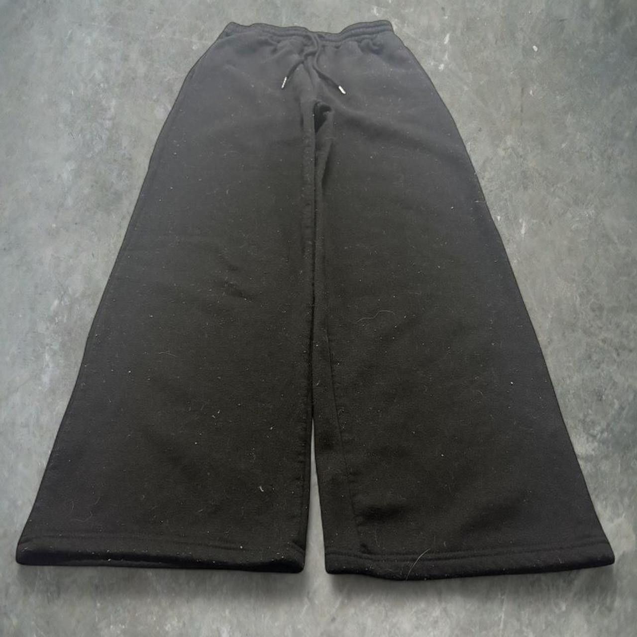 Vintage Crazy Vintage Y2K/2000s Super Baggy Wideleg Black Sweatpants! Size US 28 / EU 44 - 1 Thumbnail