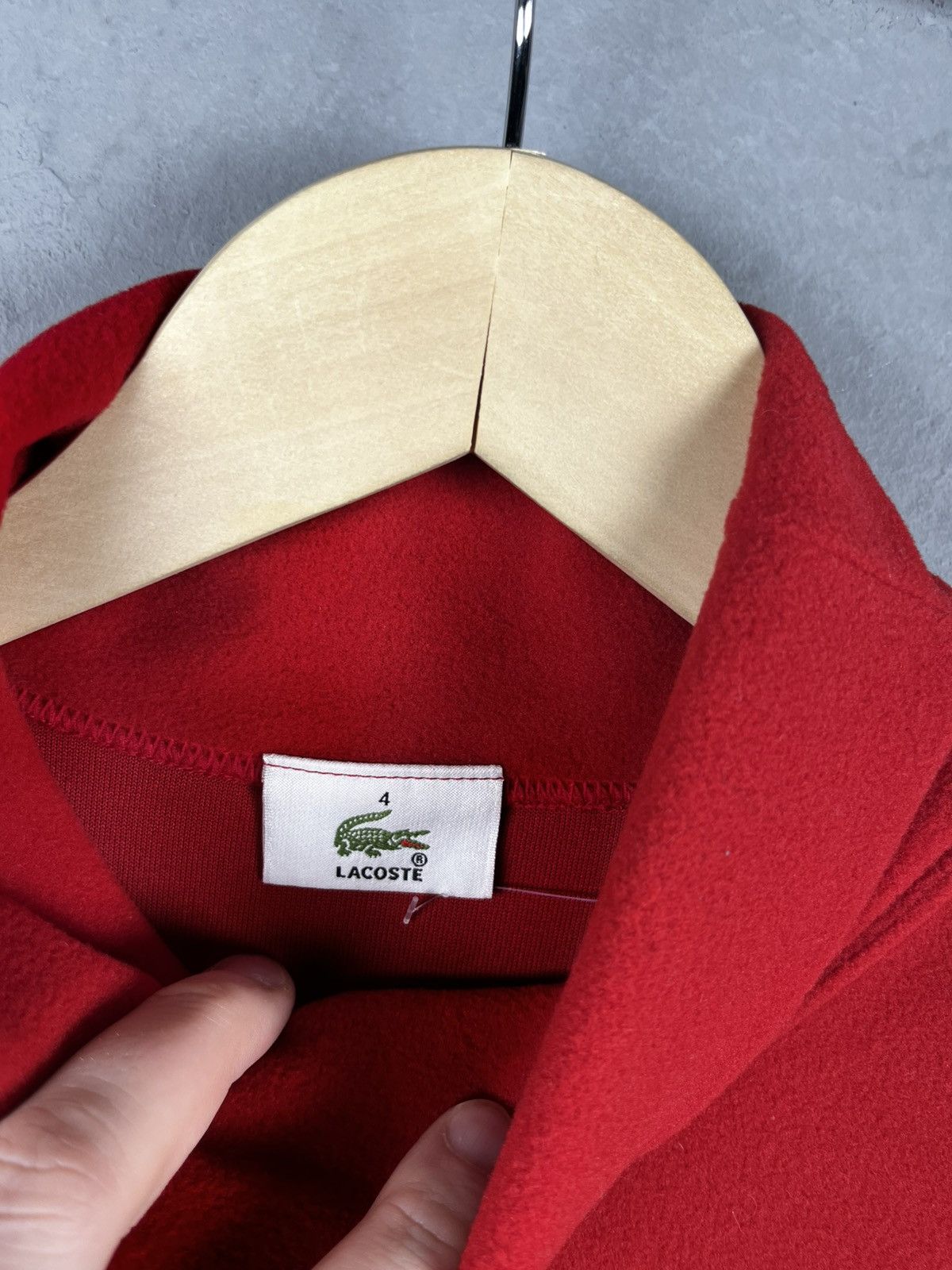 Lacoste Lacoste fleece sweatshirt vintage 90s Size US M / EU 48-50 / 2 - 8 Thumbnail