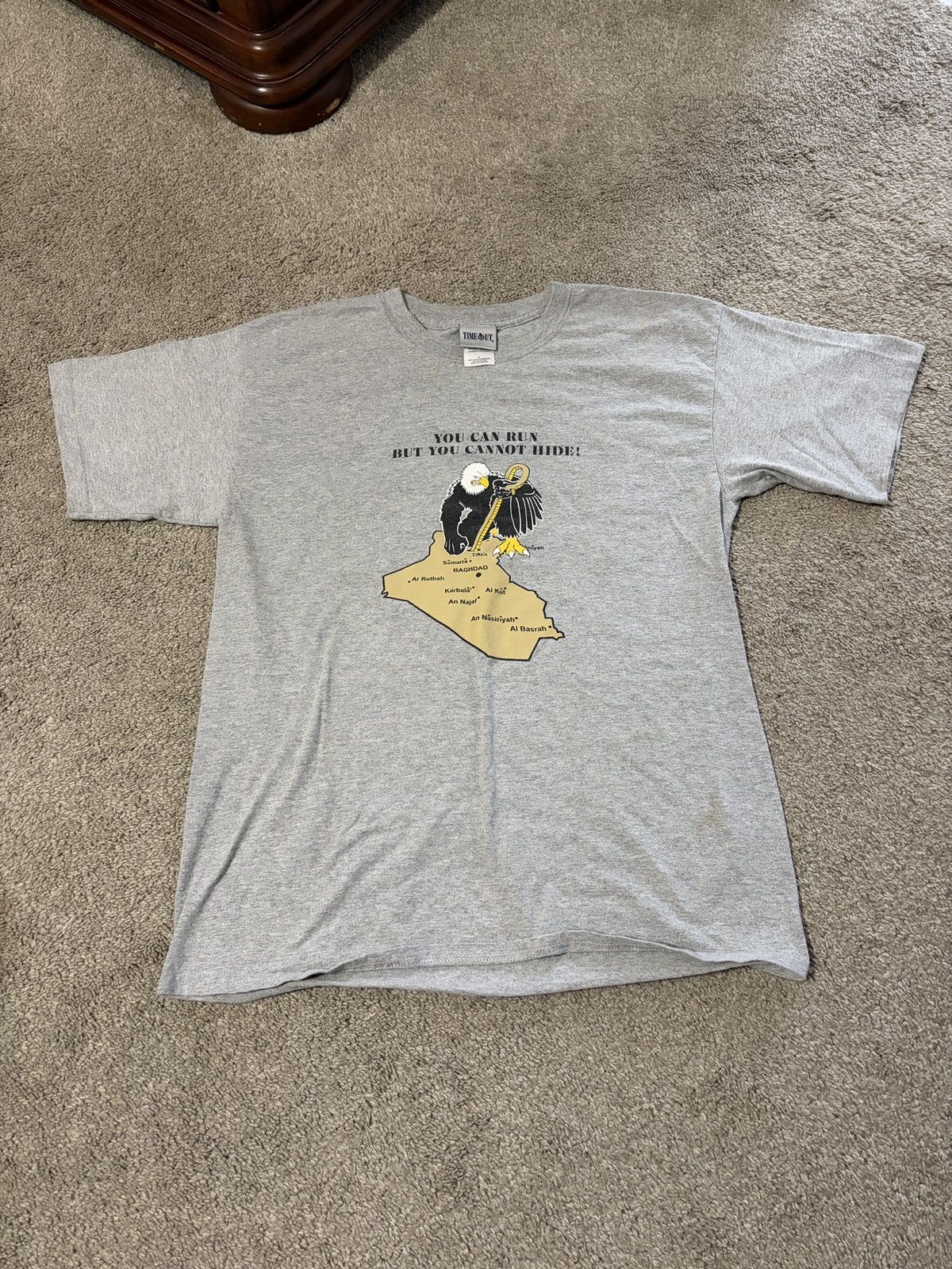 Other Vintage Y2K Operation Iraqi Freedom Eagle Shirt Large Gray Size US L / EU 52-54 / 3 - 2 Thumbnail