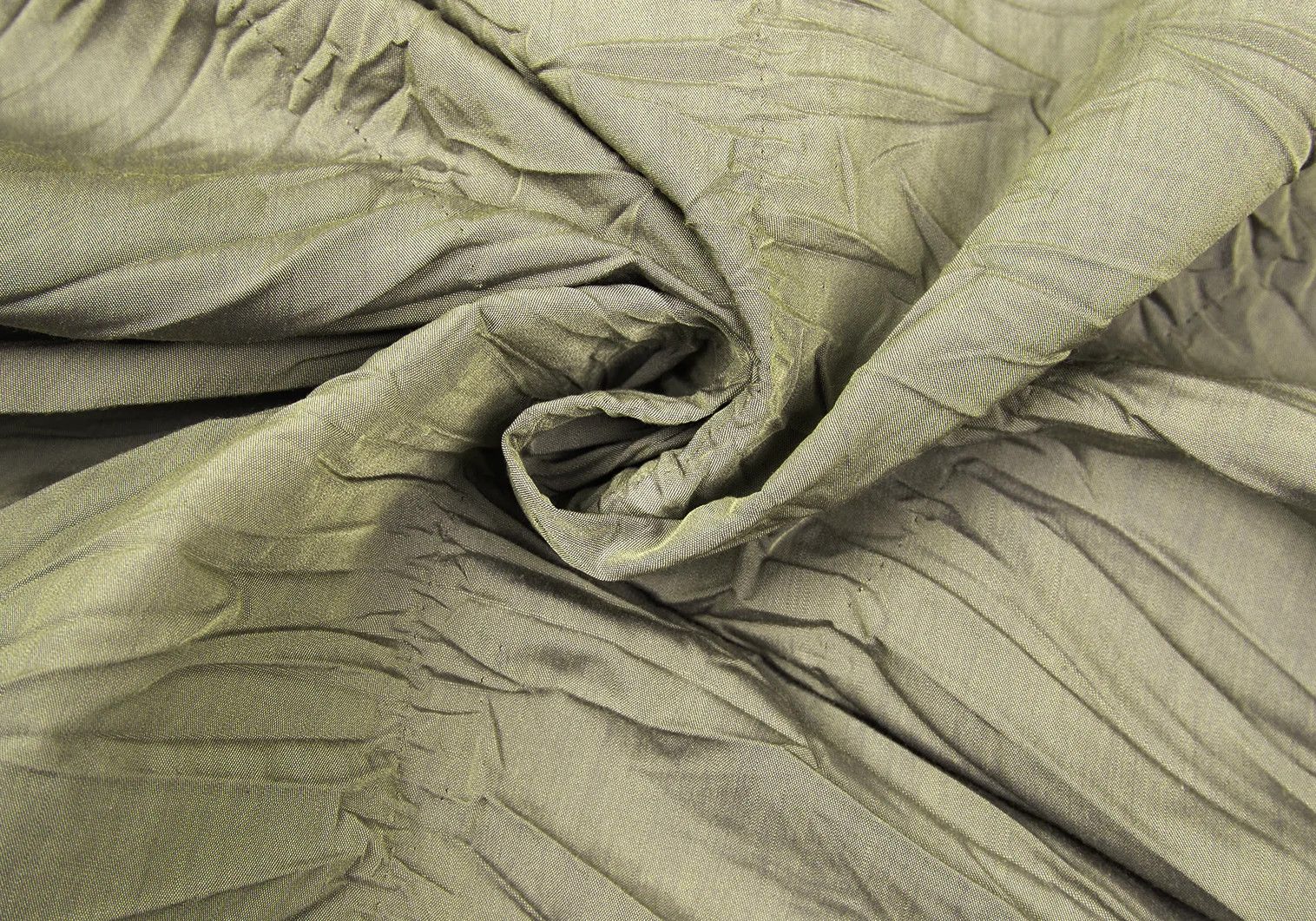 Issey Miyake Polyester Wrinkled Shirt in Khaki, Size XL Size US XL / EU 56 / 4 - 14 Thumbnail
