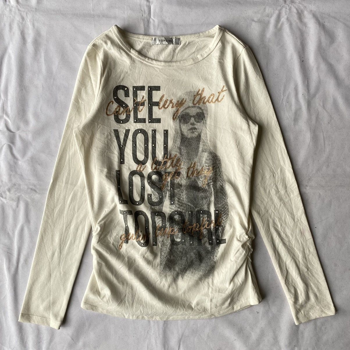 Hysteric Glamour × If Six Was Nine × Japanese Brand See You Lost TopGirl Poem Hysteric Glamour Style Tees Size S / US 4 / IT 40 - 2 Thumbnail