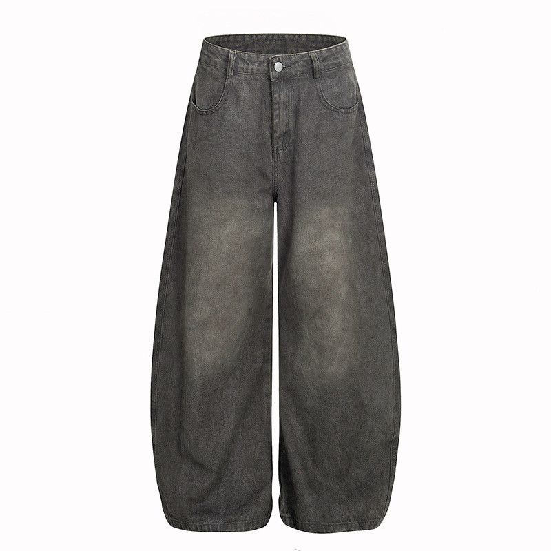 Vintage American retro distressed curved jeans for men Size US 32 / EU 48 - 1 Thumbnail