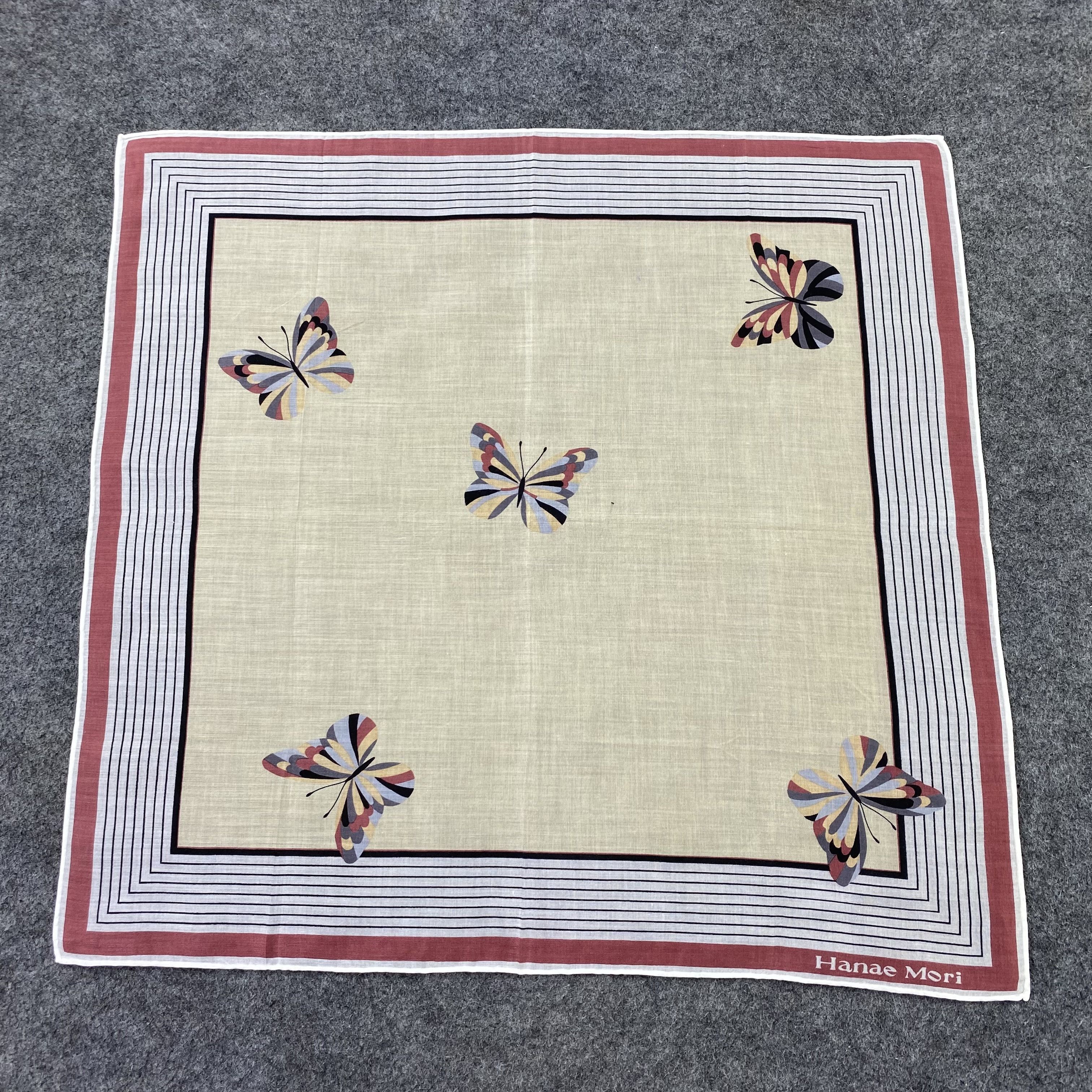 Hanae Mori Hanae Mori Handkerchief / Bandana / Neckerchief-B1127 Size ONE SIZE - 3 Thumbnail