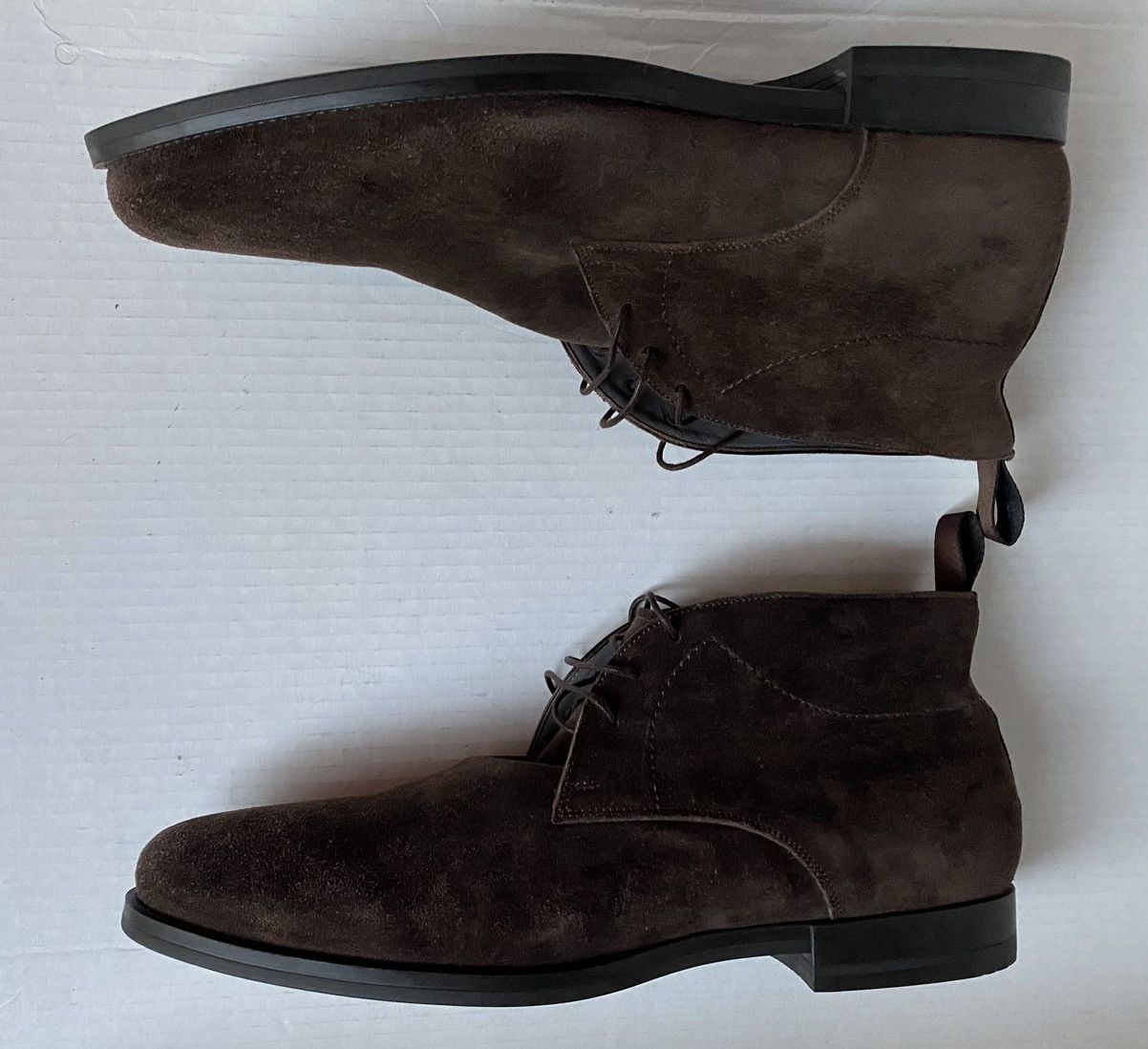Santoni Santoni 🇮🇹 brown brushed suede handmade desert boots 11 NEW Size US 11 / EU 44 - 8 Thumbnail