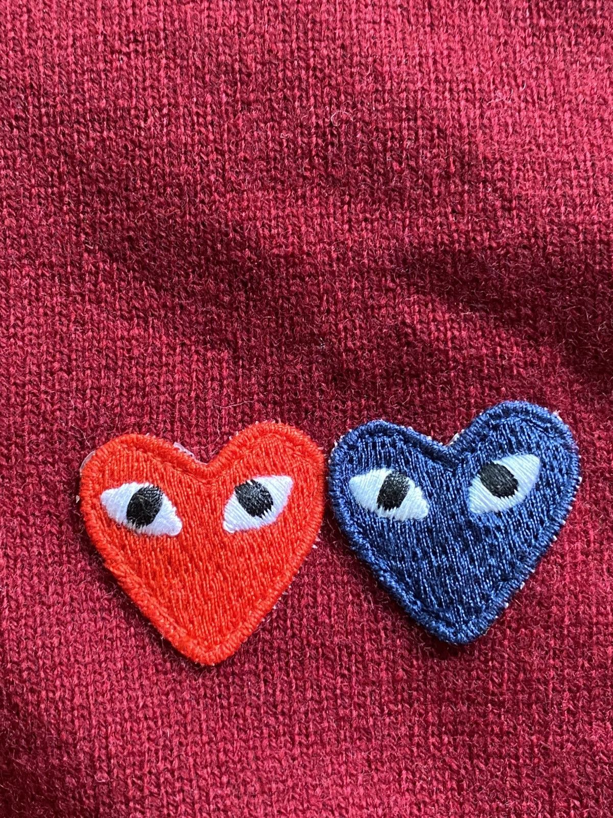 Comme des Garcons PLAY S/S 2019- CDG Play- Double Heart- Cardigan Size L / US 10 / IT 46 - 7 Thumbnail