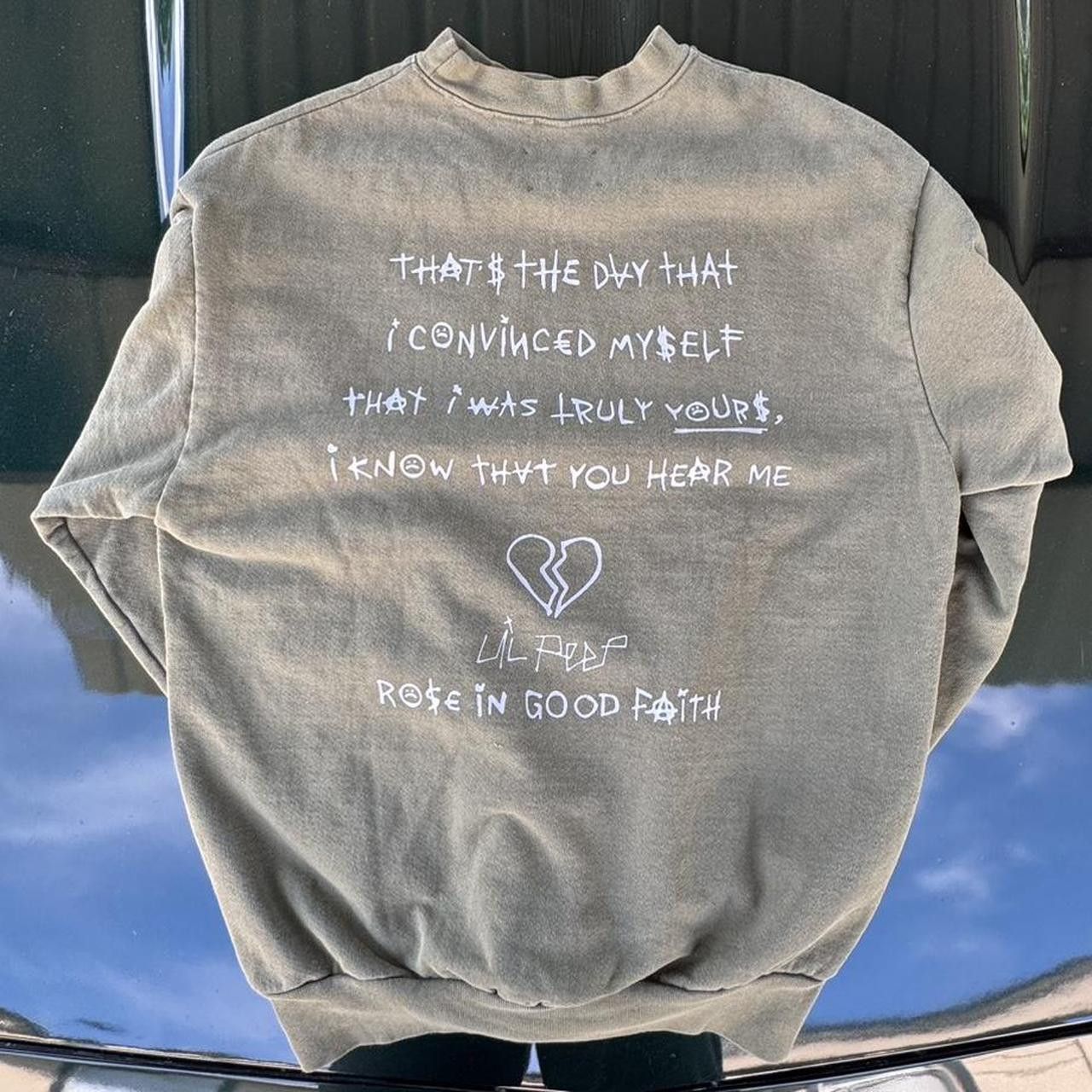 Lil Peep × ROSE IN GOOD FAITH Rose In Good Faith Lil Peep crewneck 2020 Size US S / EU 44-46 / 1 - 2 Thumbnail