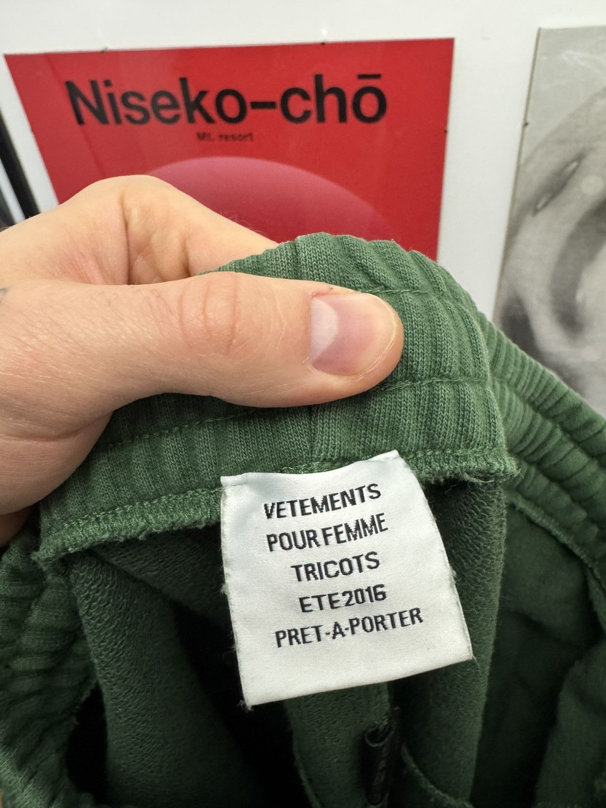 Vetements SS16 Vetements Demna Gvasalia Deconstructed Sweatpants Green Size US 30 / EU 46 - 5 Thumbnail