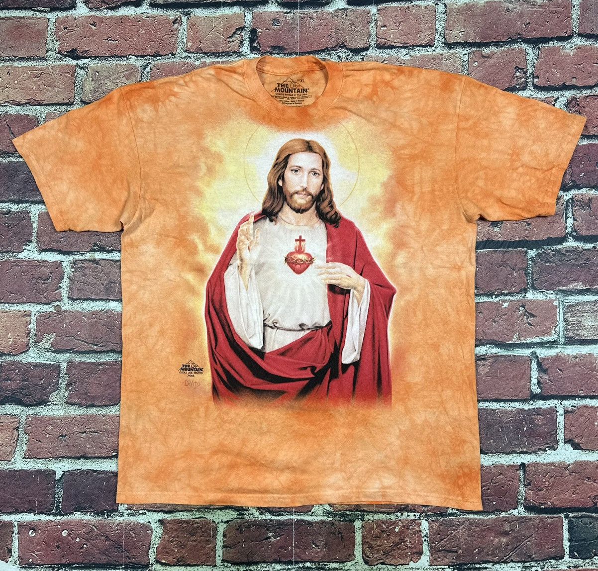 The Mountain Joe Devito Jesus Sacred Heart Tie Dye Tee 2013