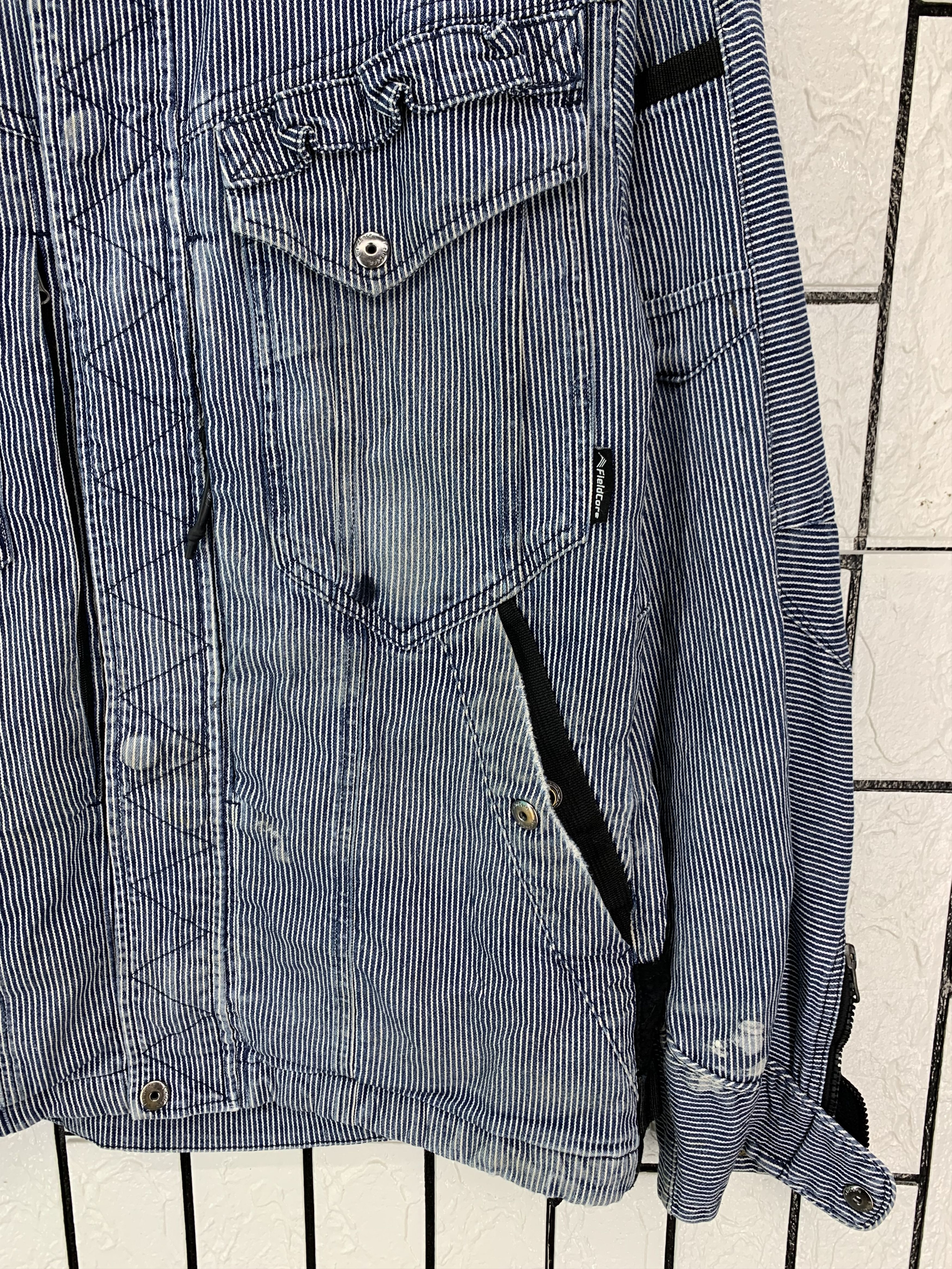 Japanese Brand Fieldcore Stripe Hickory Workwear Size US S / EU 44-46 / 1 - 2 Thumbnail