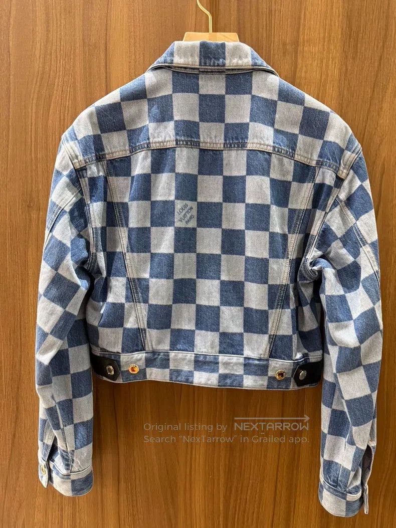 Louis Vuitton Louis Vuitton Checkerboard denim jacket Size XS / US 0-2 / IT 36-38 - 2 Thumbnail