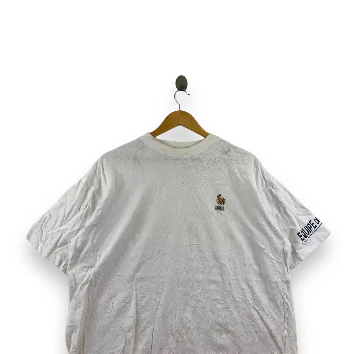 Vintage Vintage EQUIPE DE FRANCE World Cup Football Champion Tee Size L / US 10 / IT 46 - 2 Thumbnail