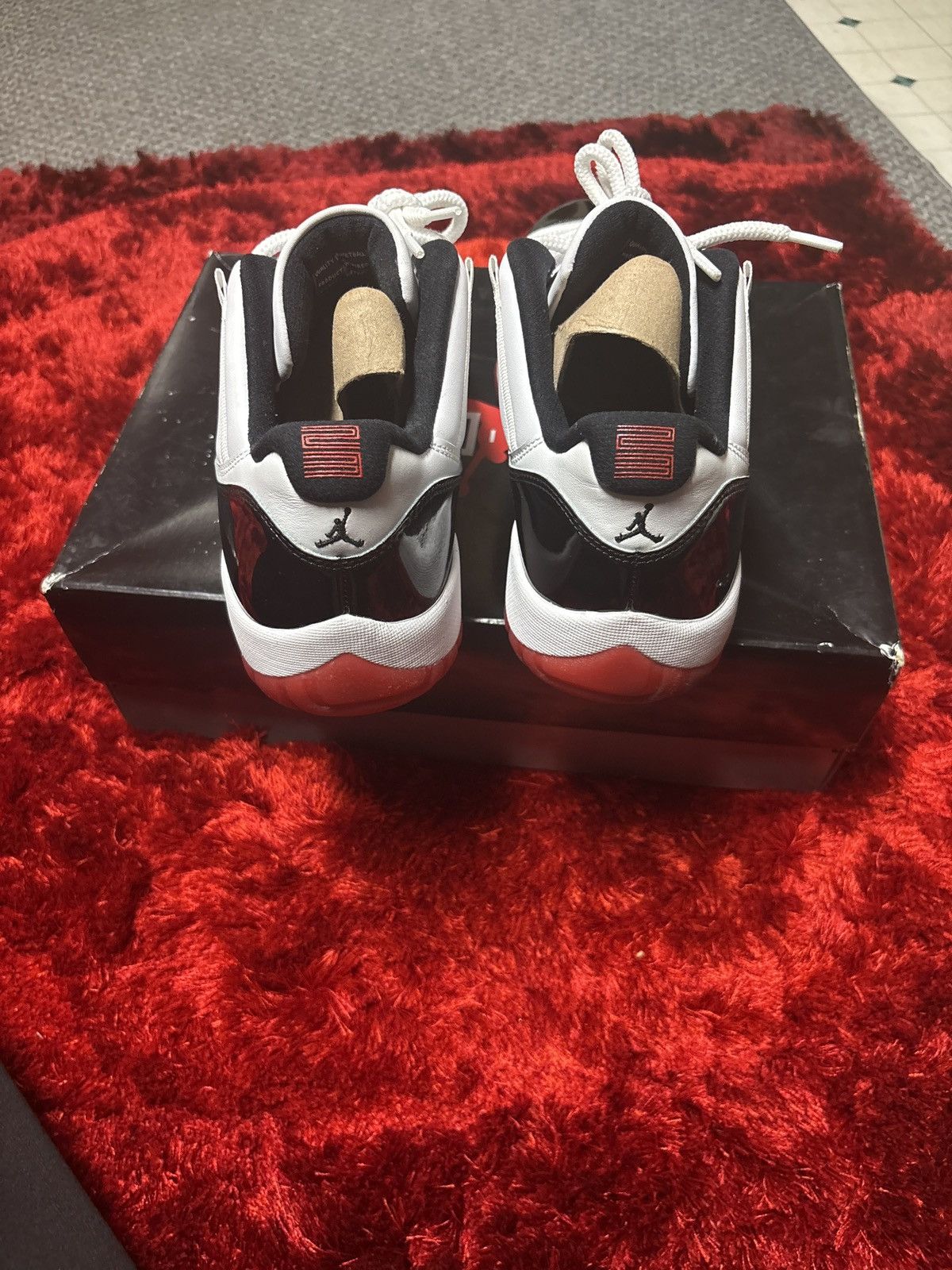 Jordan Brand Jordan 11 Retro Low Concord Bred Size US 12 / EU 45 - 5 Thumbnail