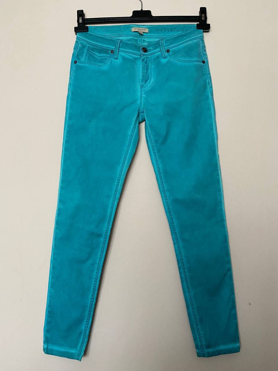 Burberry × Vintage 🔥BURBERRY LONDON Y2K CHECK JEANS PANTS Size 28" / US 6 / IT 42 - 1 Thumbnail