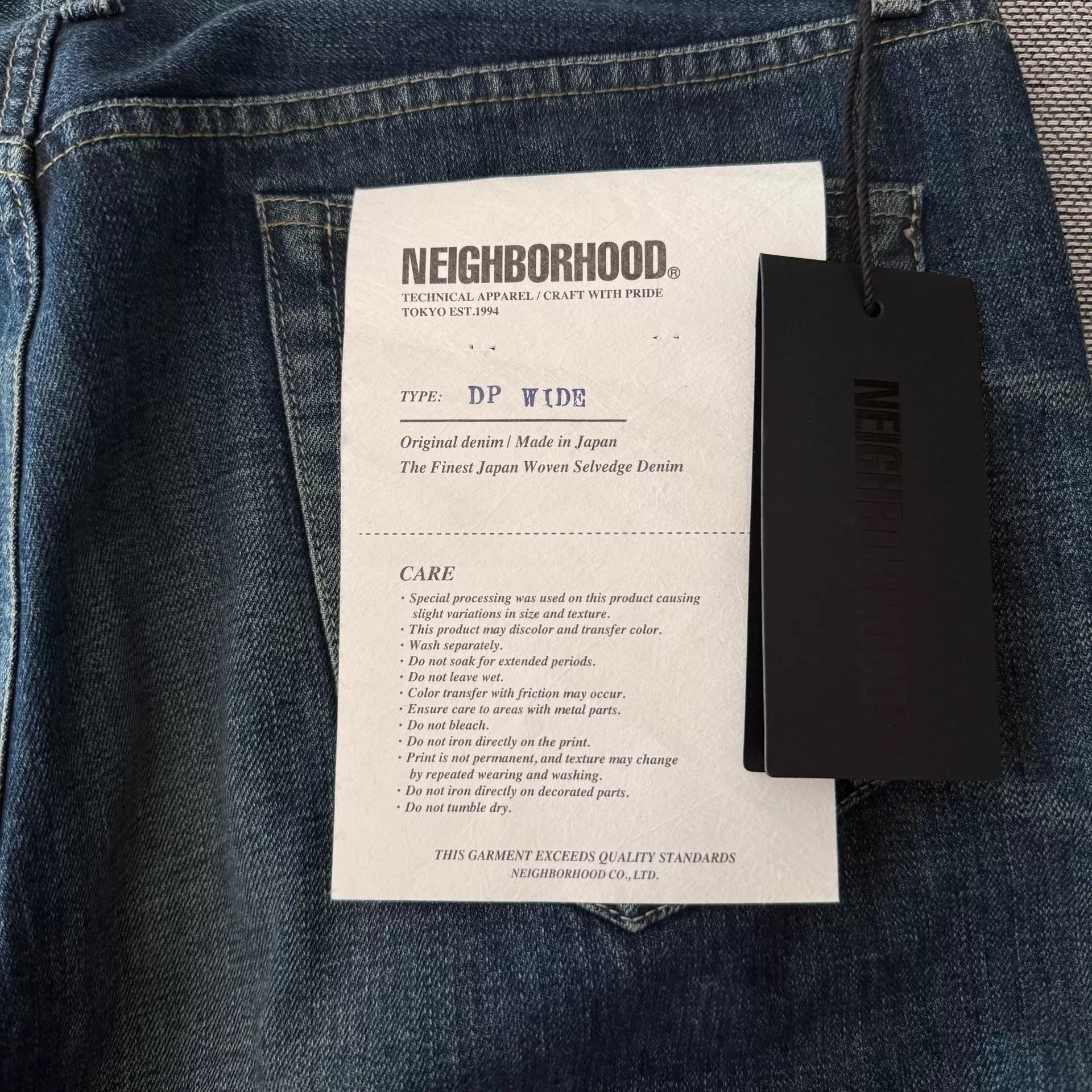 Neighborhood Neighborhood 25ss Dp-Wide Washed Distressed Jeans Size L Size US 34 / EU 50 - 6 Thumbnail