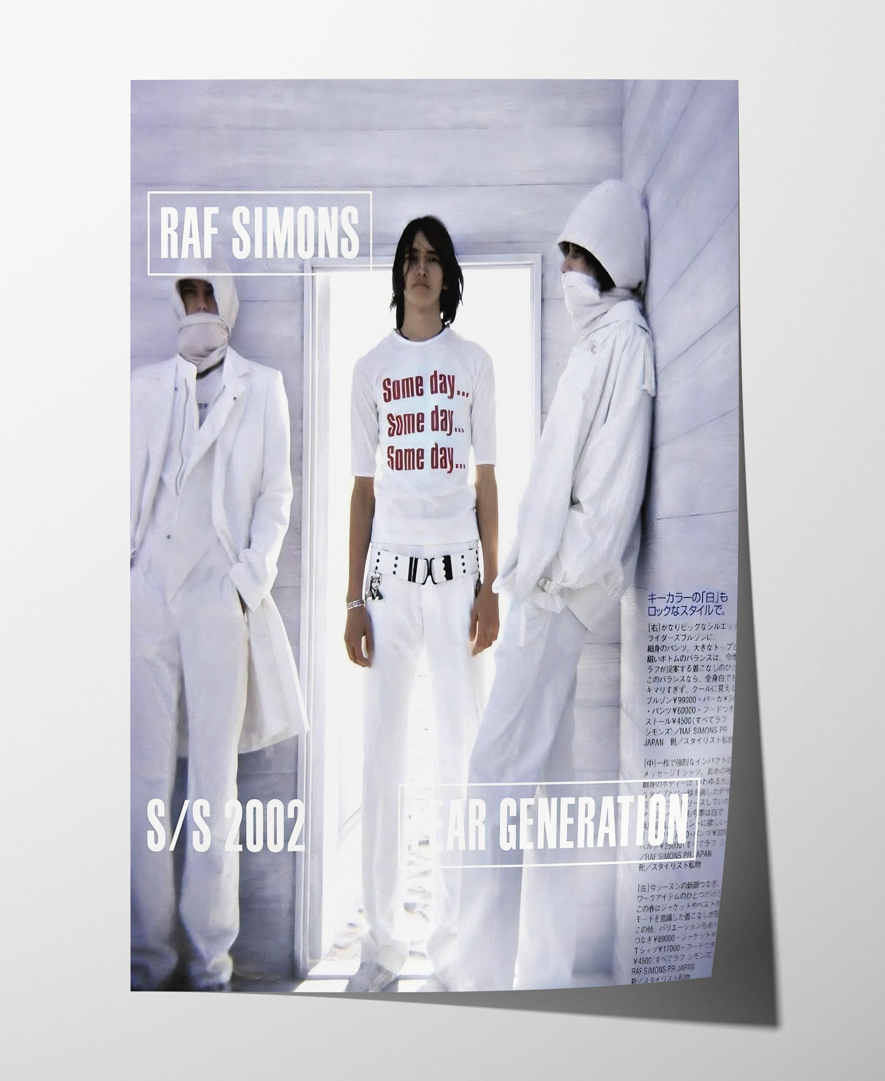 Raf Simons Raf Simons Poster Gift Vintage Archive Art Book Logo Size ONE SIZE - 5 Thumbnail