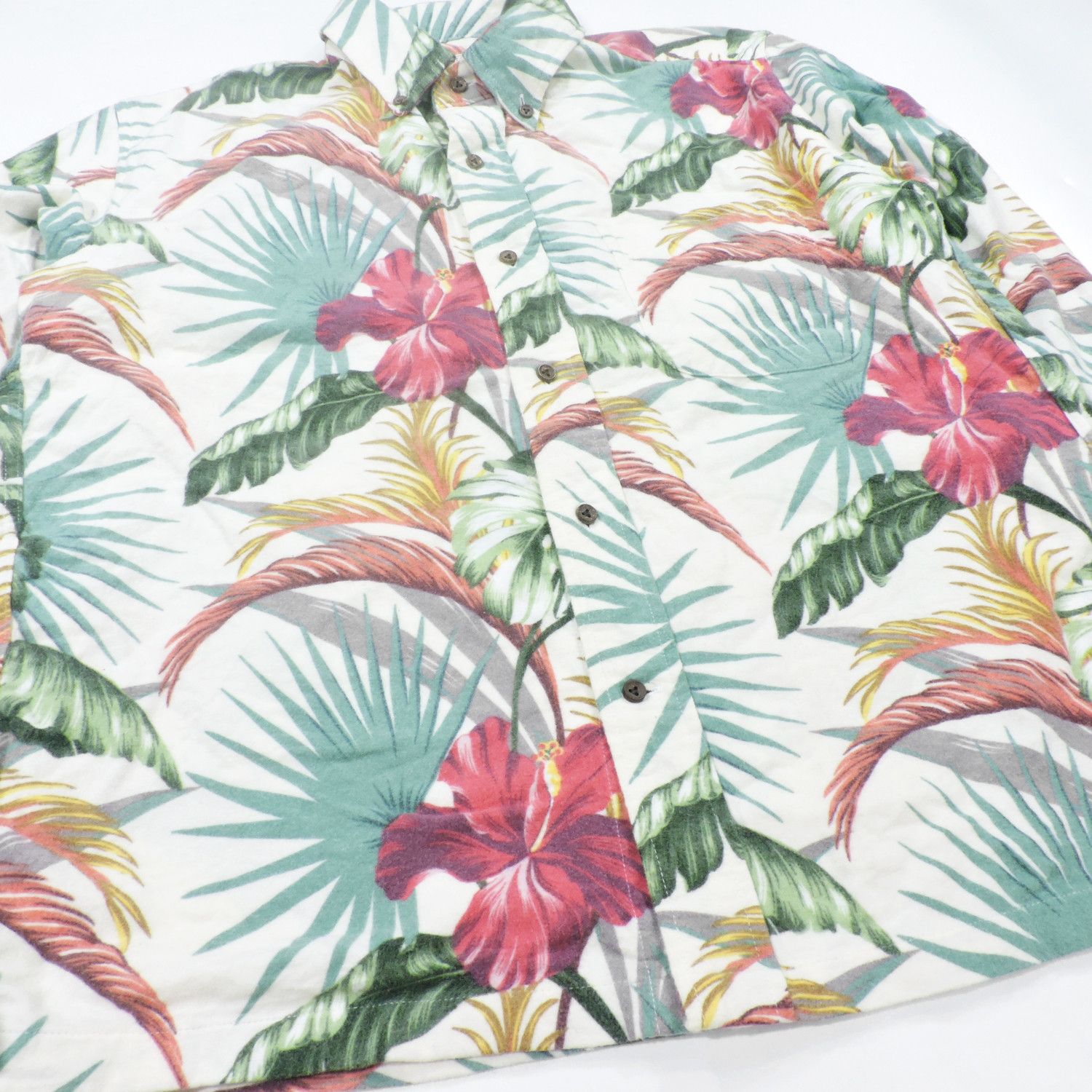 Sun Surf SUN SURF HAWAIIAN TROPICAL FLORAL HIBISCUS PATTERN SHIRT Size US M / EU 48-50 / 2 - 6 Thumbnail