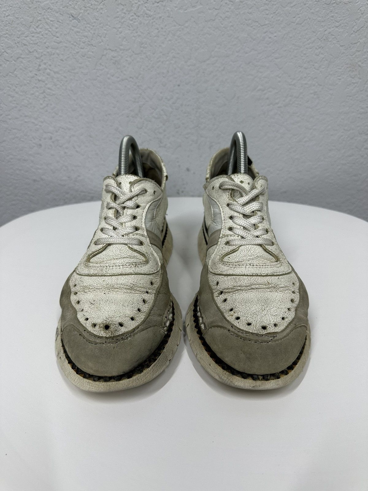 A.S.98 Vintage Sneakers AS 98 faded Avantgarde Distressed Leather Size US 7 / EU 40 - 2 Thumbnail