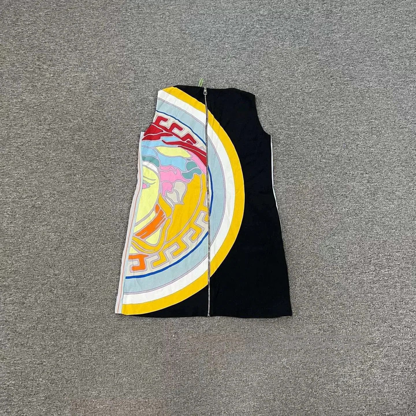 Versace Versace Medusa Rainbow Logo Sleeveless Dress. Size L / US 10 / IT 46 - 6 Thumbnail