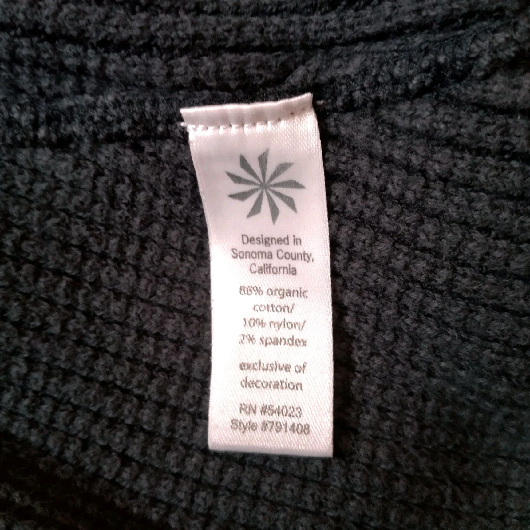 Athleta Athleta Sweater Women Small Slim Thermal Ribbed Knit Snap Organic Cotton Gray Size S / US 4 / IT 40 - 5 Thumbnail