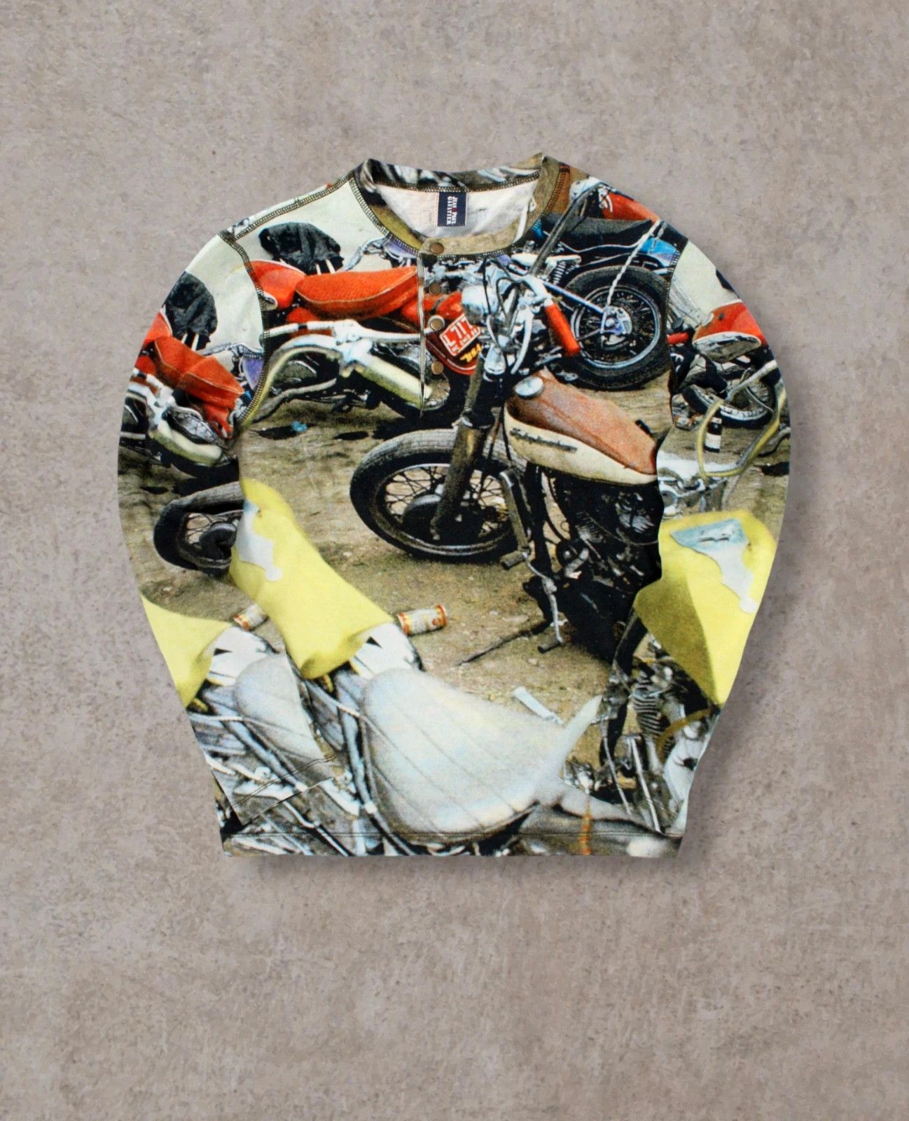 image of Jean Paul Gaultier Jpg Top Motorsport Sweatshirt Longsleeve Archive, Men's (Size 2XL)