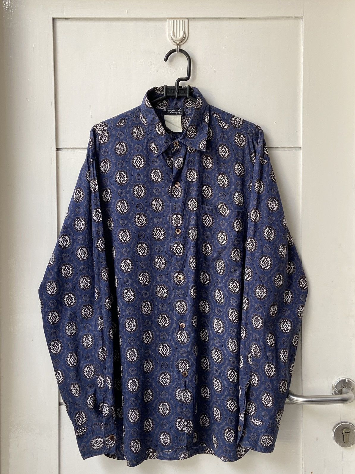 agnes b. AGNES B. HOMME Motive Shirt Size US S / EU 44-46 / 1 - 1 Thumbnail