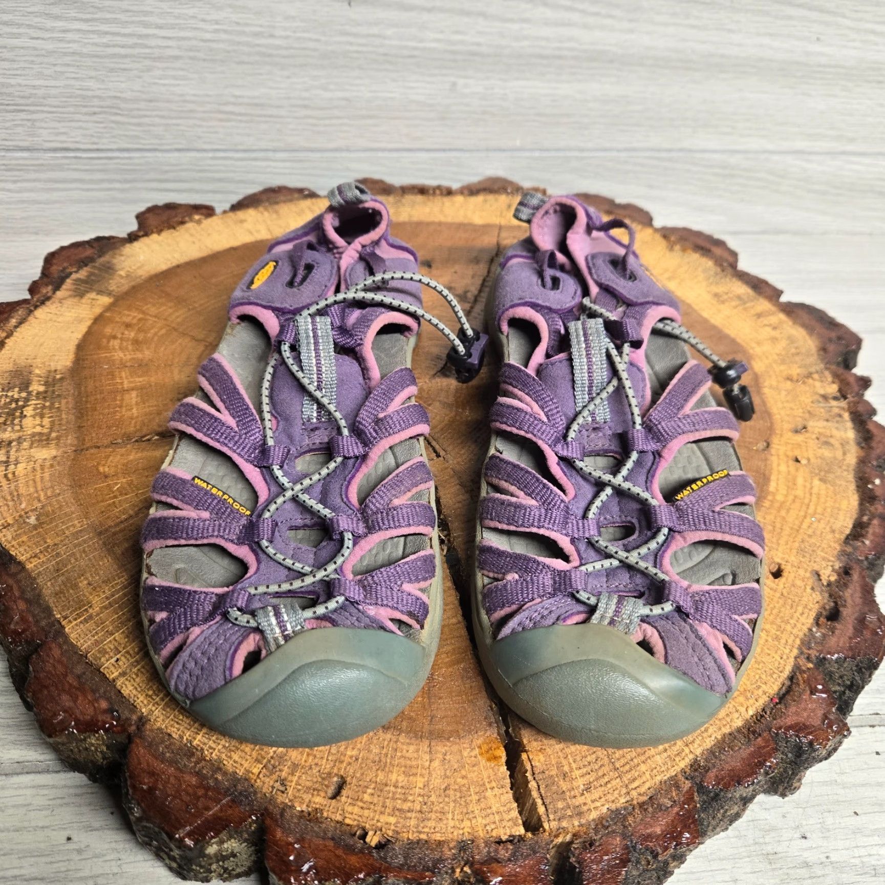 KEEN Keen Women's River Sandals - Sandal - Adult - Size 6.5 M - Purple - Outdoor Beach Kayak Gear - Keen Brand - River Beach Theme - Womens Size US 6.5 / IT 36.5 - 3 Thumbnail