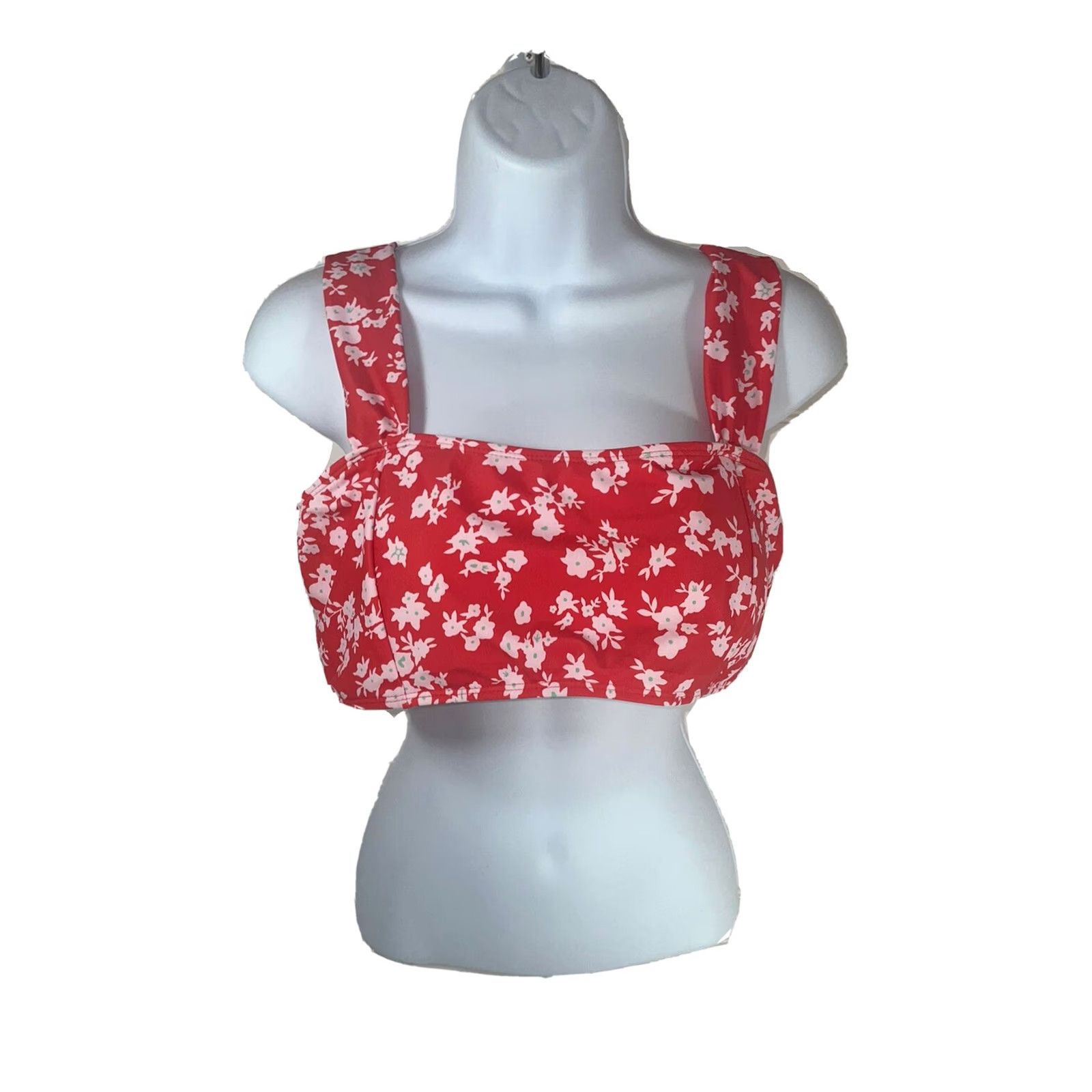 Shein shein bikini 2 piece swimsuit Large floral red white green nwot padded new Woman Bikini Top Bottoms VIP Beach 2010s Mens Womens Girls Boys unsure Size ONE SIZE - 6 Thumbnail