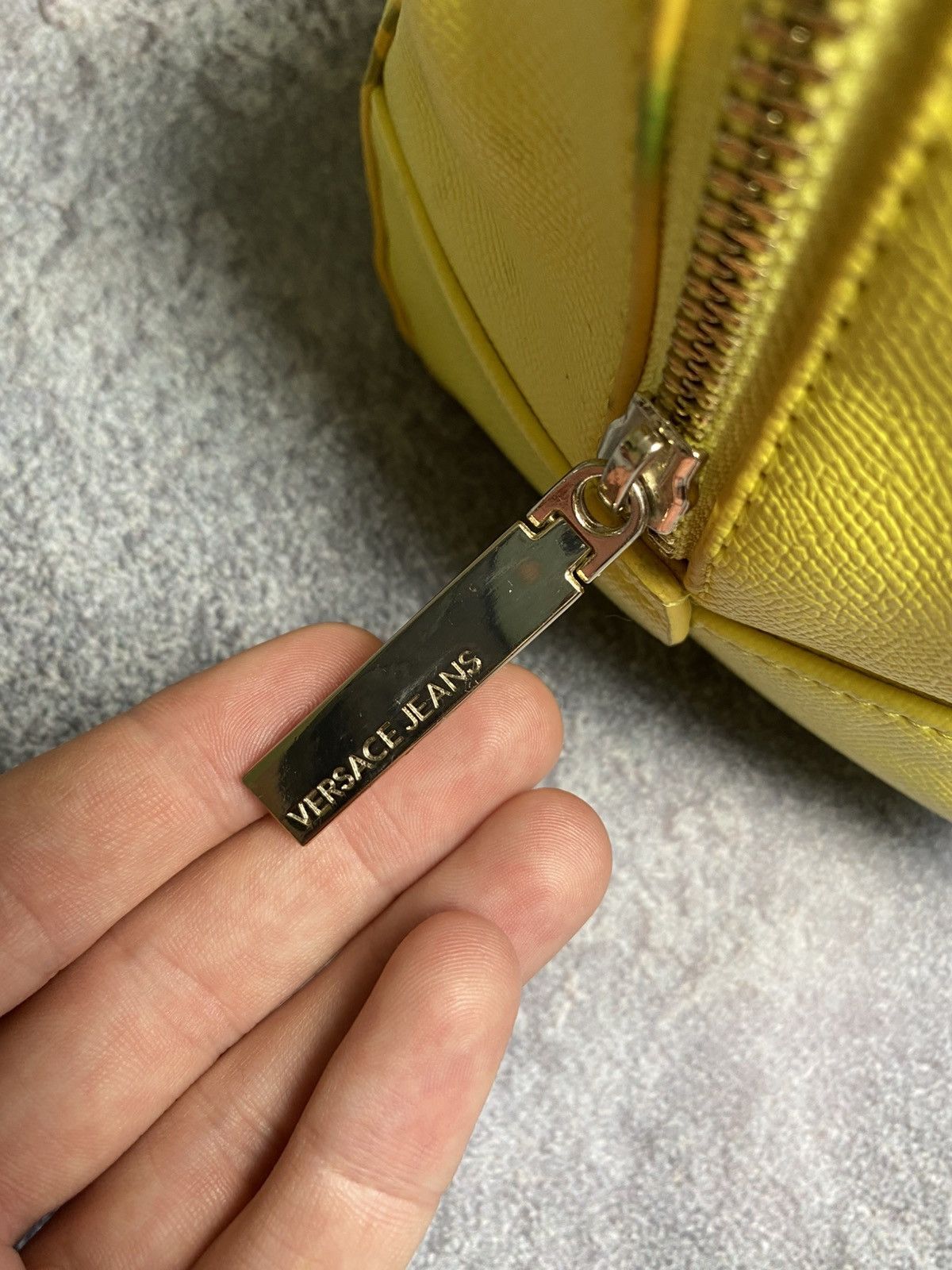 Versace Versace jeans bowling bag yellow Size ONE SIZE - 7 Thumbnail