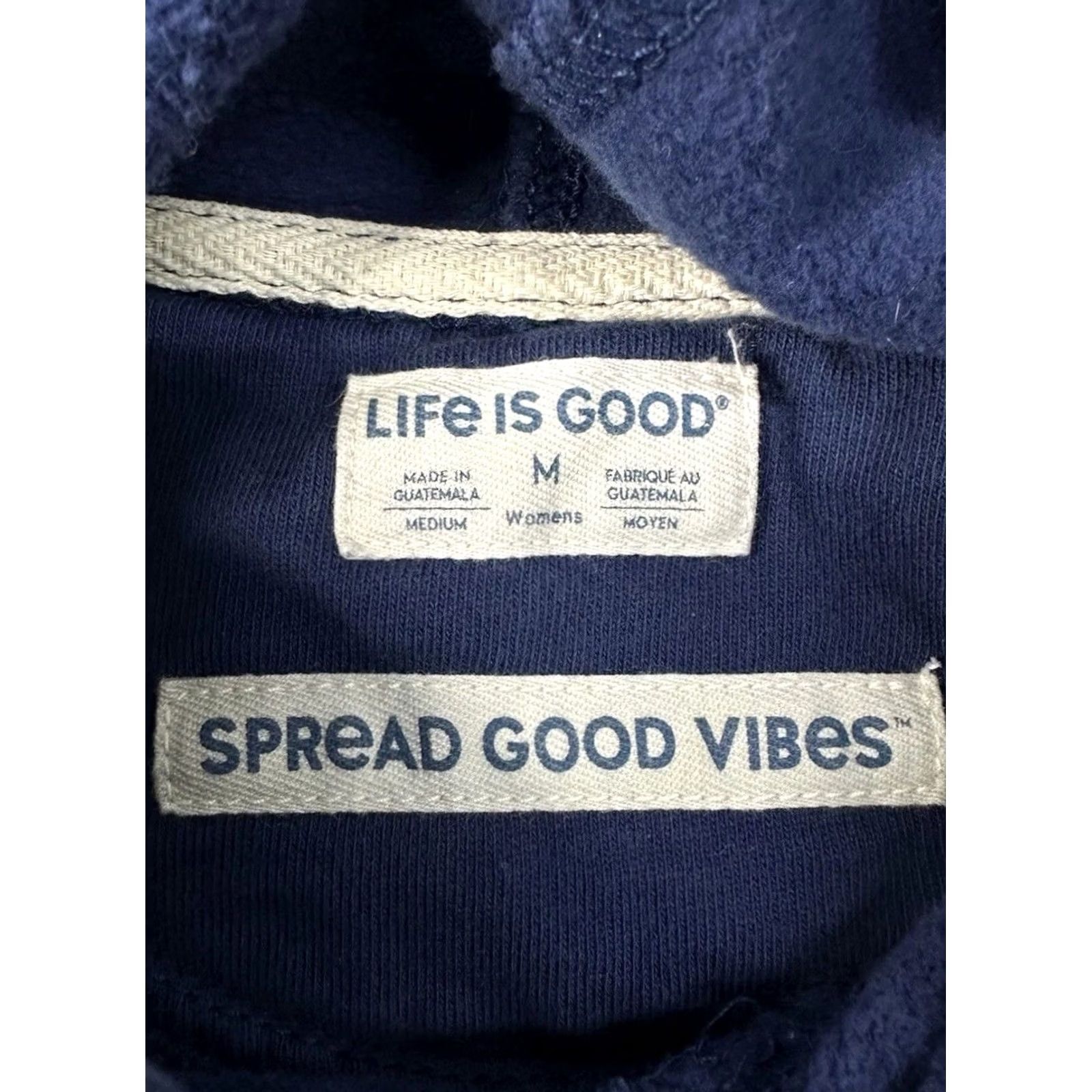 Life is Good Life Is Good Women's Winnie Adirondack Simply True Fleece Hoodie M Blues Pullover Activewear Womens Medium Size M / US 6-8 / IT 42-44 - 5 Thumbnail