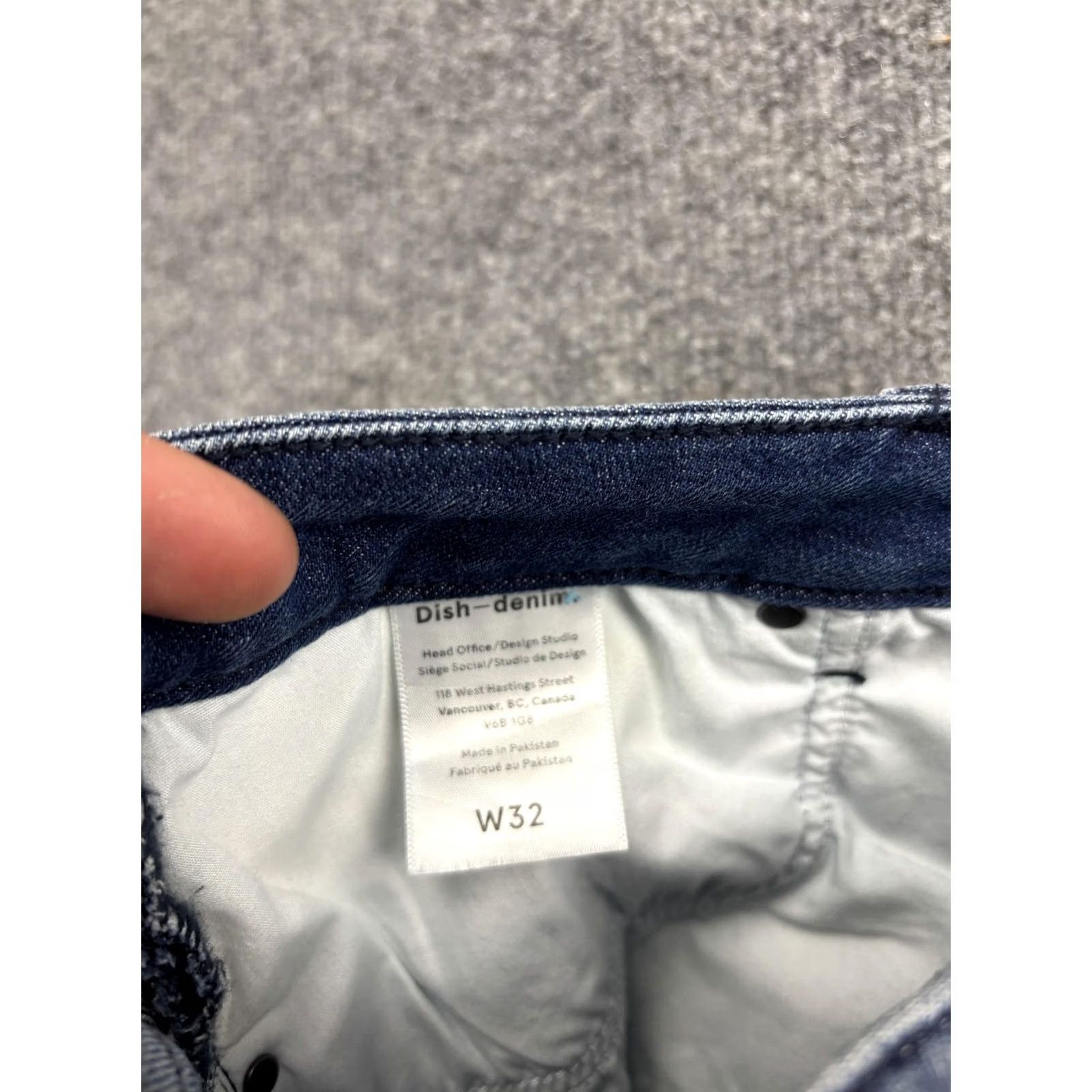 Denime Dish Denim Shorts Mens 32 Blue Adaptive Denim Stretch 5 Pocket Bermuda Medium Wash Size US 32 / EU 48 - 7 Thumbnail