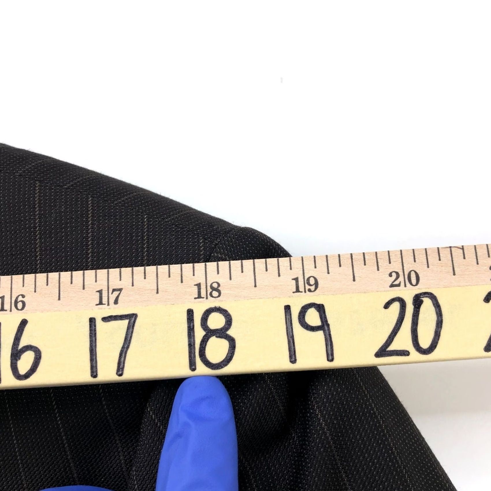 Canali Canali Men's Dark Brown Striped 100% Wool Suit Sport Coat Jacket EUR 52 Size 42R - 7 Thumbnail
