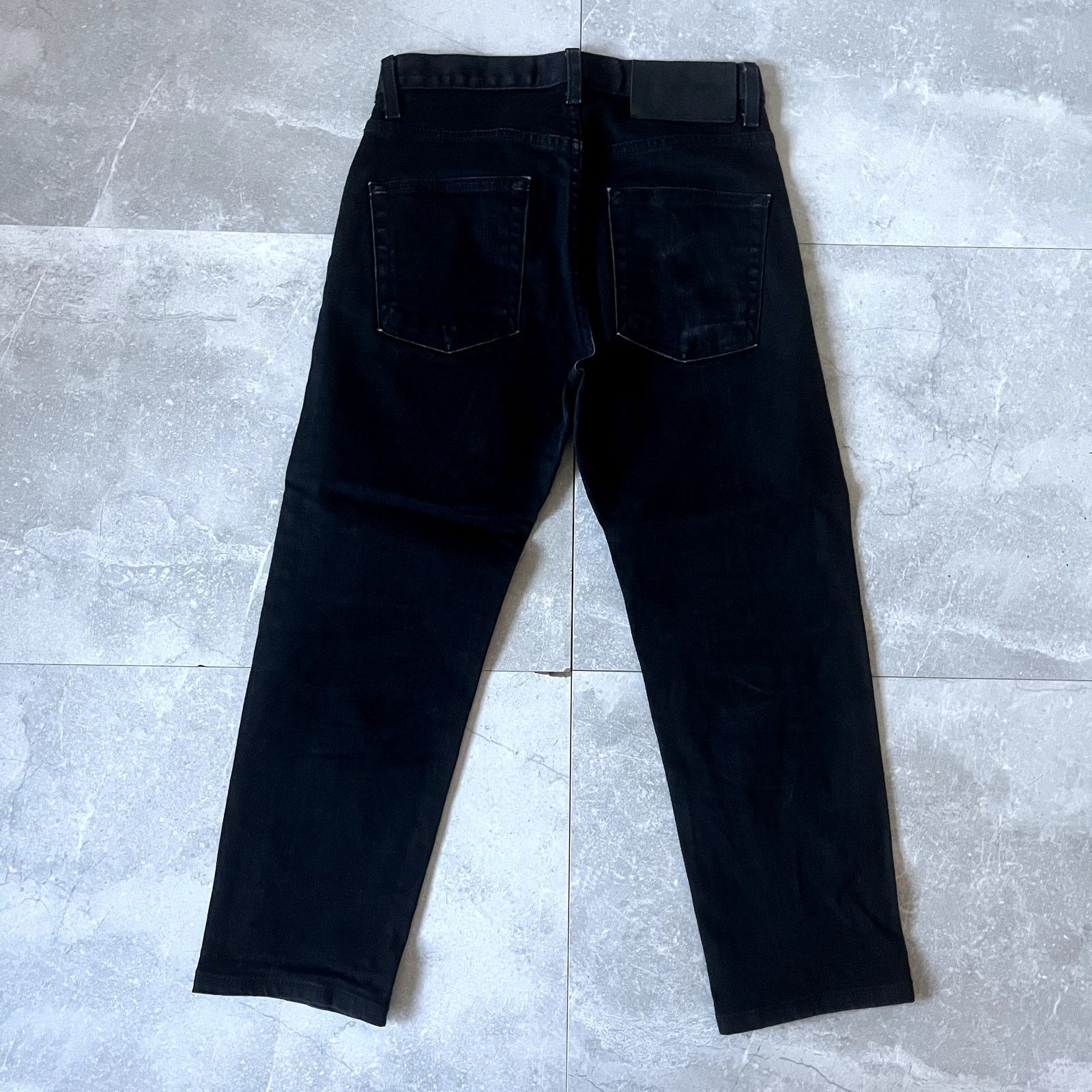 Naked & Famous Naked & Famous Black Cobra Stretch Selvedge Jeans – Size 28 Size US 28 / EU 44 - 9 Thumbnail