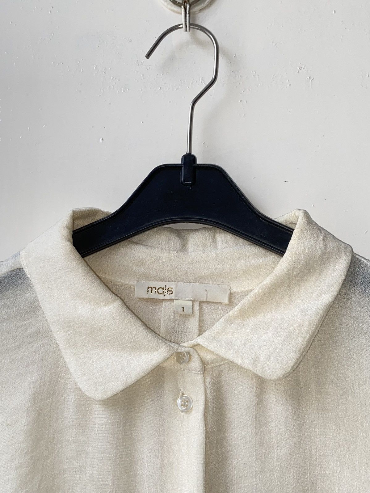 Designer × Japanese Brand MAJE White Shirt Size US M / EU 48-50 / 2 - 15 Thumbnail