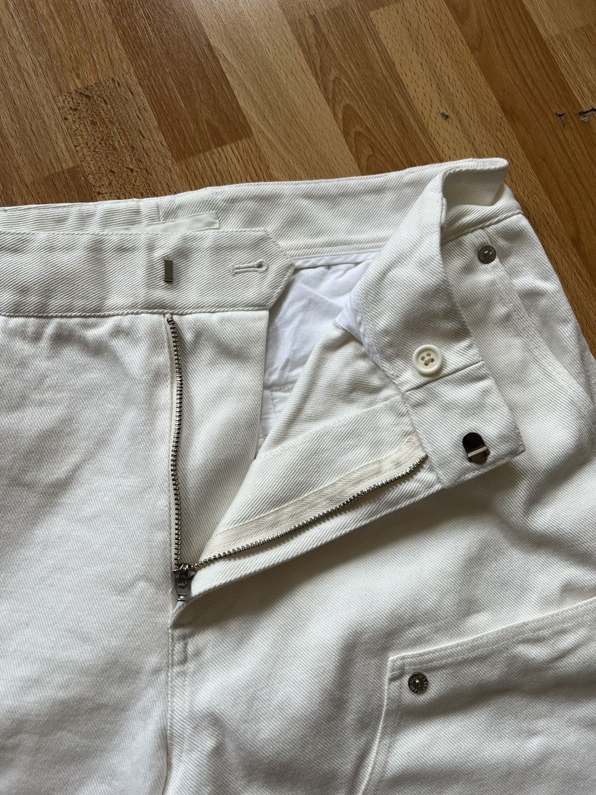 Helmut Lang Helmut Lang Off White Workwear Pants Size US 32 / EU 48 - 4 Thumbnail