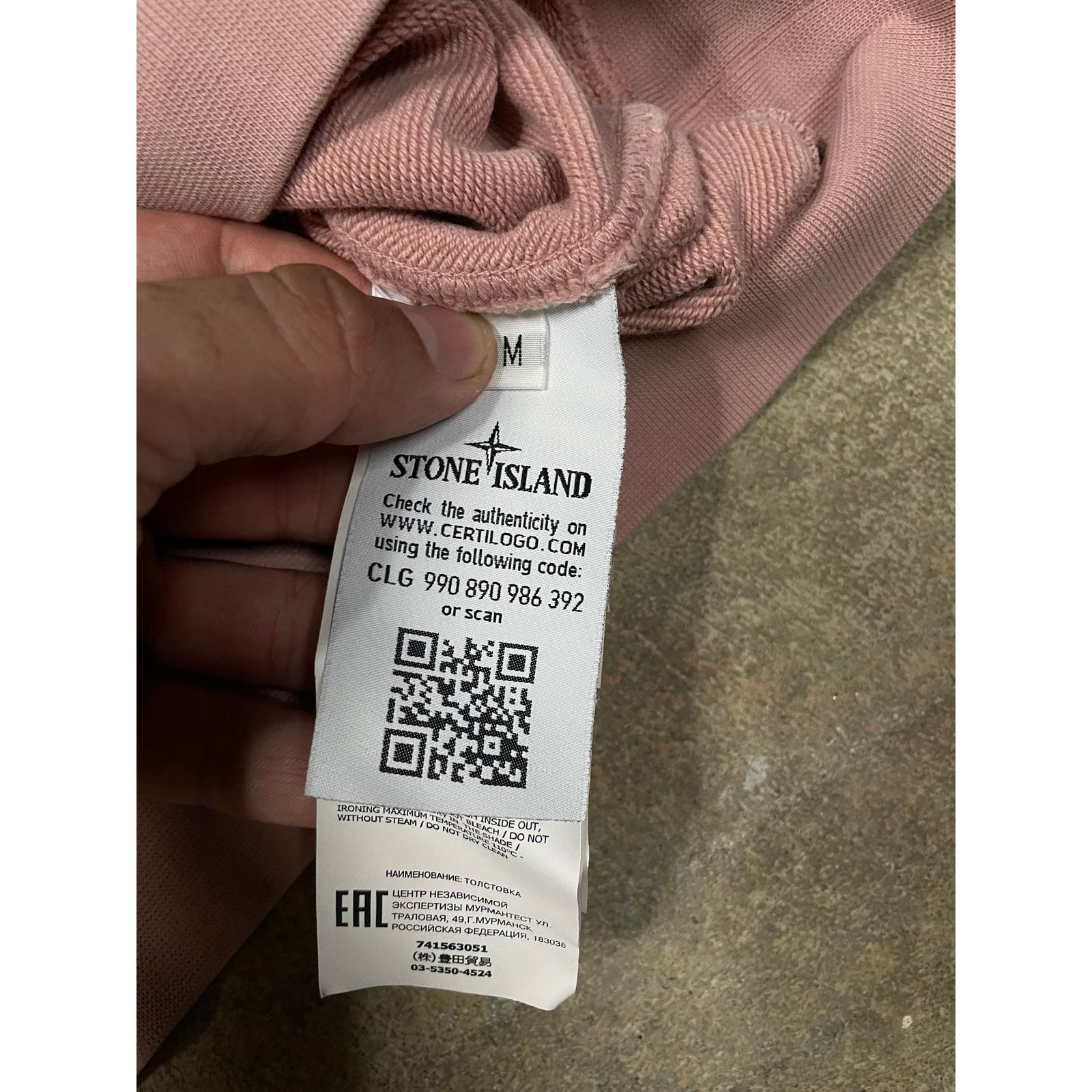Stone Island Stone Island Crewneck Peach Used Medium Size US M / EU 48-50 / 2 - 5 Thumbnail