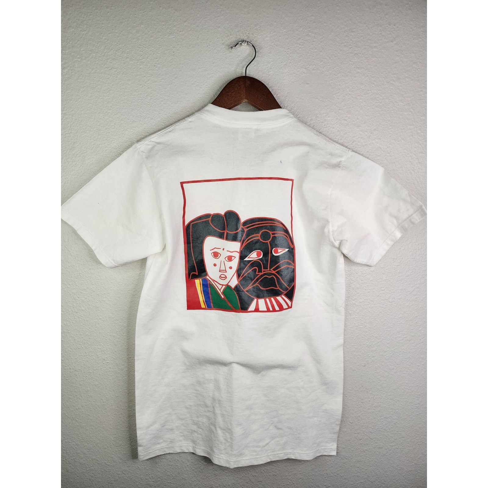 Jerzees 1996 Korean Camp Vintage Graphic Tee Small USA Made Size US S / EU 44-46 / 1 - 1 Thumbnail