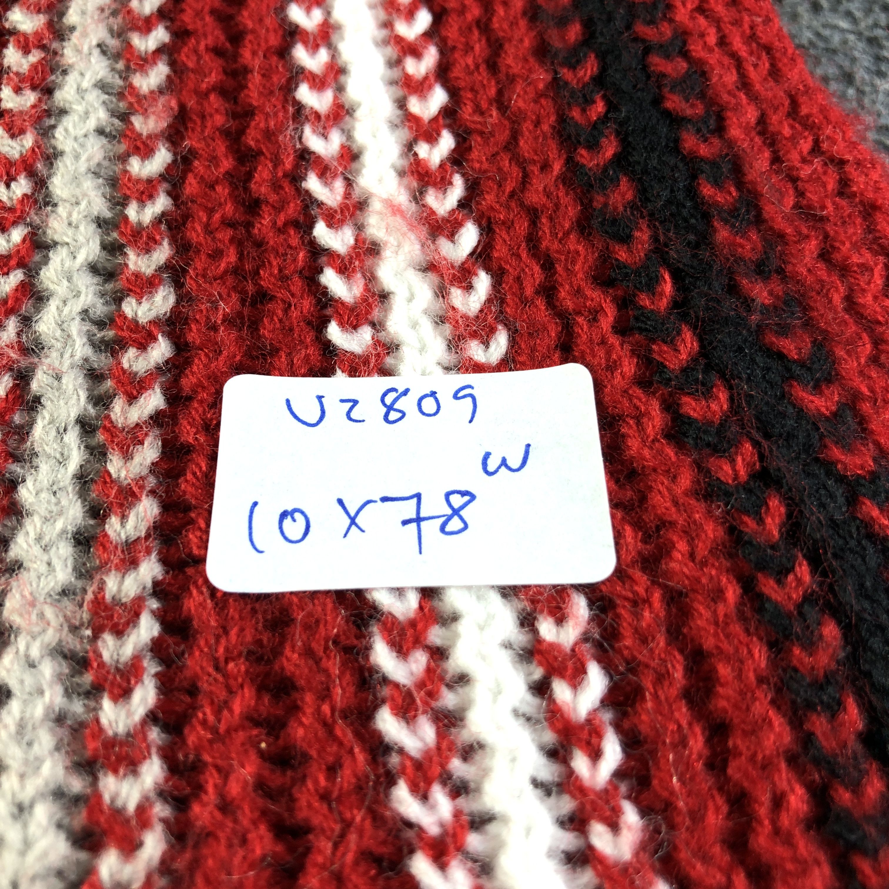 Vintage Marie Claire Knit Striped Wool Scarf Muffler Neckwear V2809 Size ONE SIZE - 7 Thumbnail