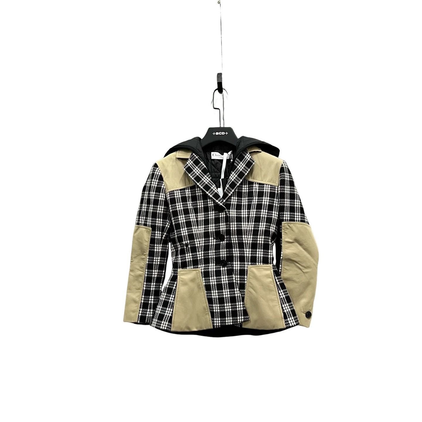 Dior Dior Plaid Hooded Jacket Size 36 Size XS / US 0-2 / IT 36-38 - 1 Thumbnail