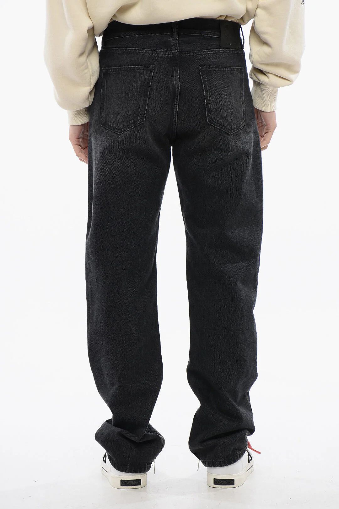 Off-White og1mm0426 Straight-Fit Jeans in Grey Size US 31 - 2 Thumbnail