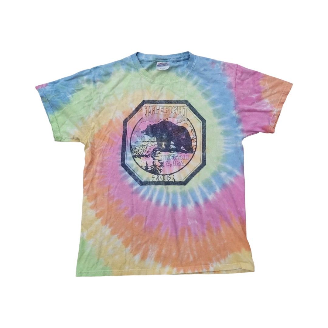 Band Tees Title Fight Warped Tour 2012 Tie Dye T Shirt Size US M / EU 48-50 / 2 - 1 Thumbnail