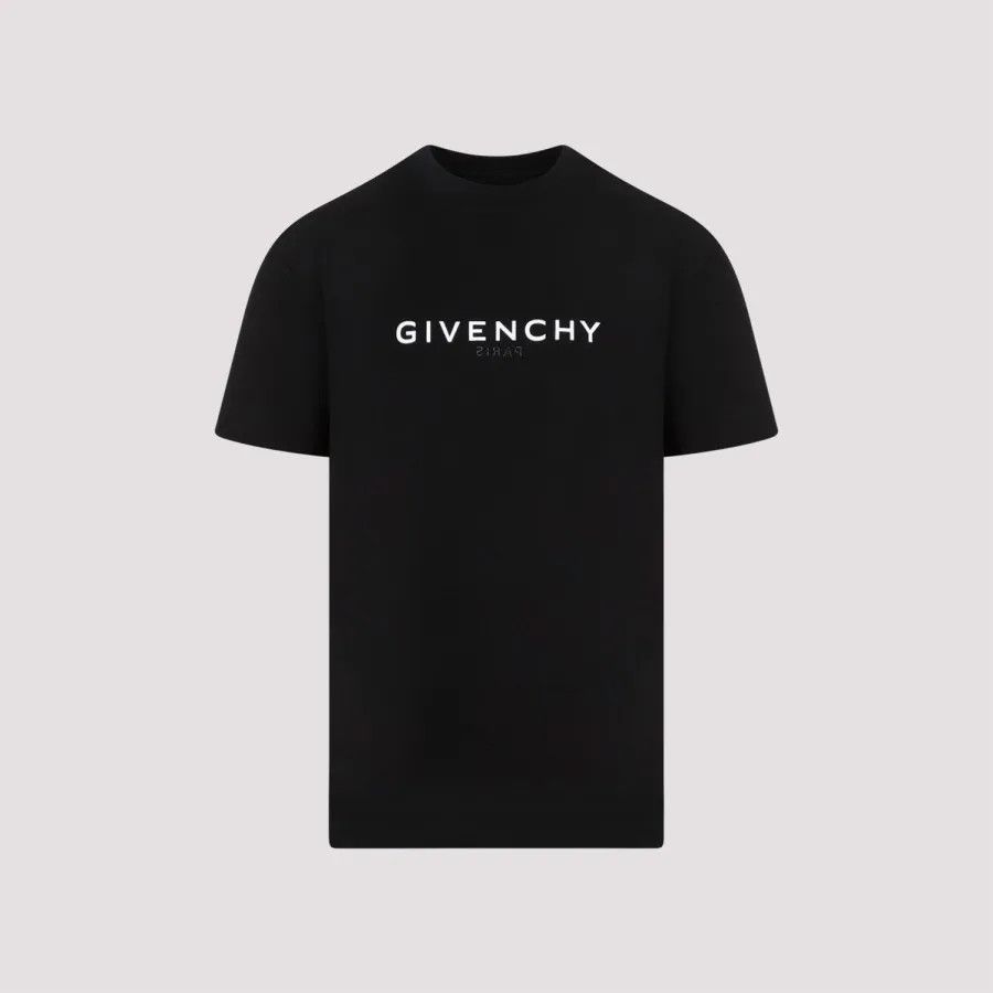 o1srvl11e0125 Cotton T-Shirt in Black