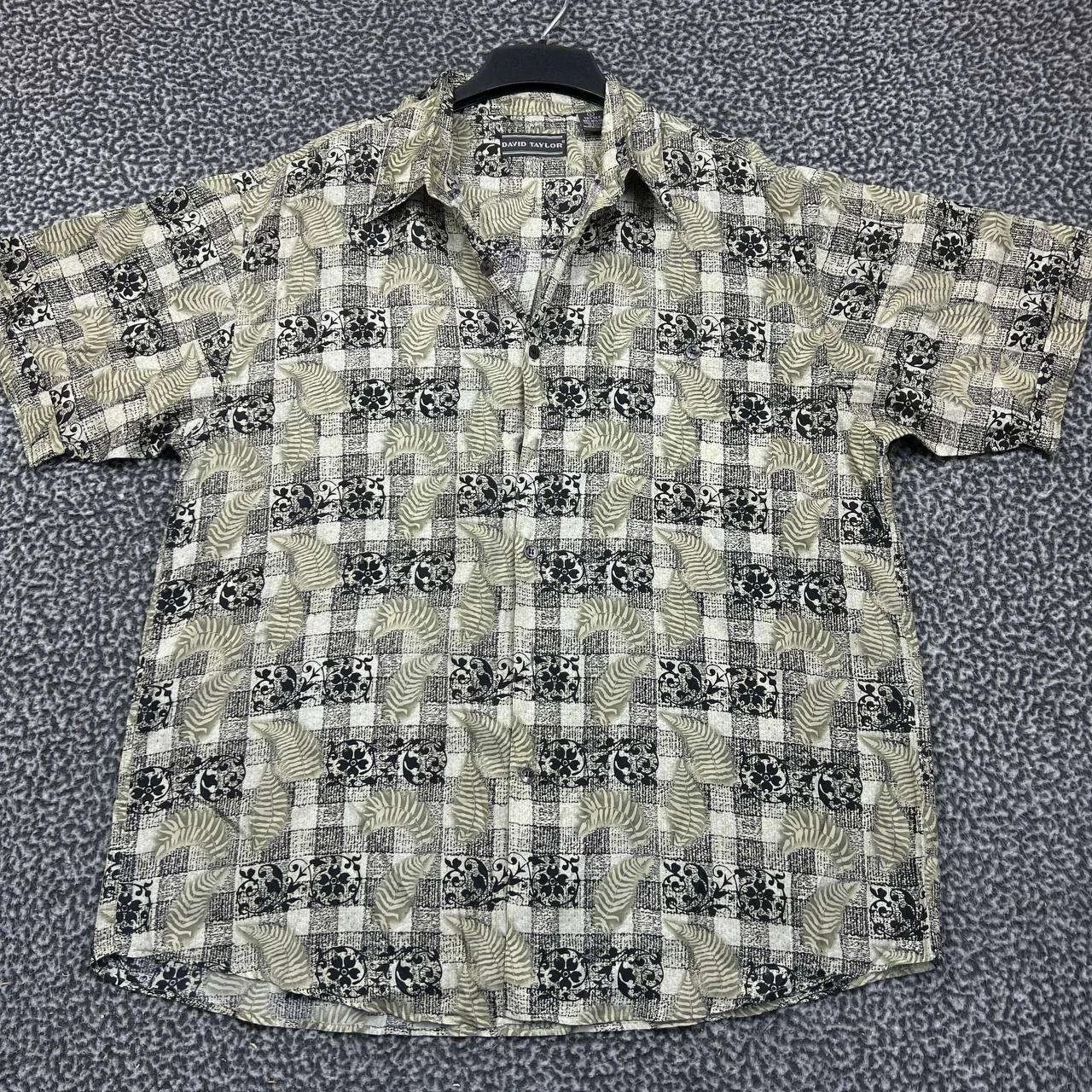 David Taylor David Taylor Shirt Men Hawaiian Floral Button Up Collared L Size US L / EU 52-54 / 3 - 1 Thumbnail