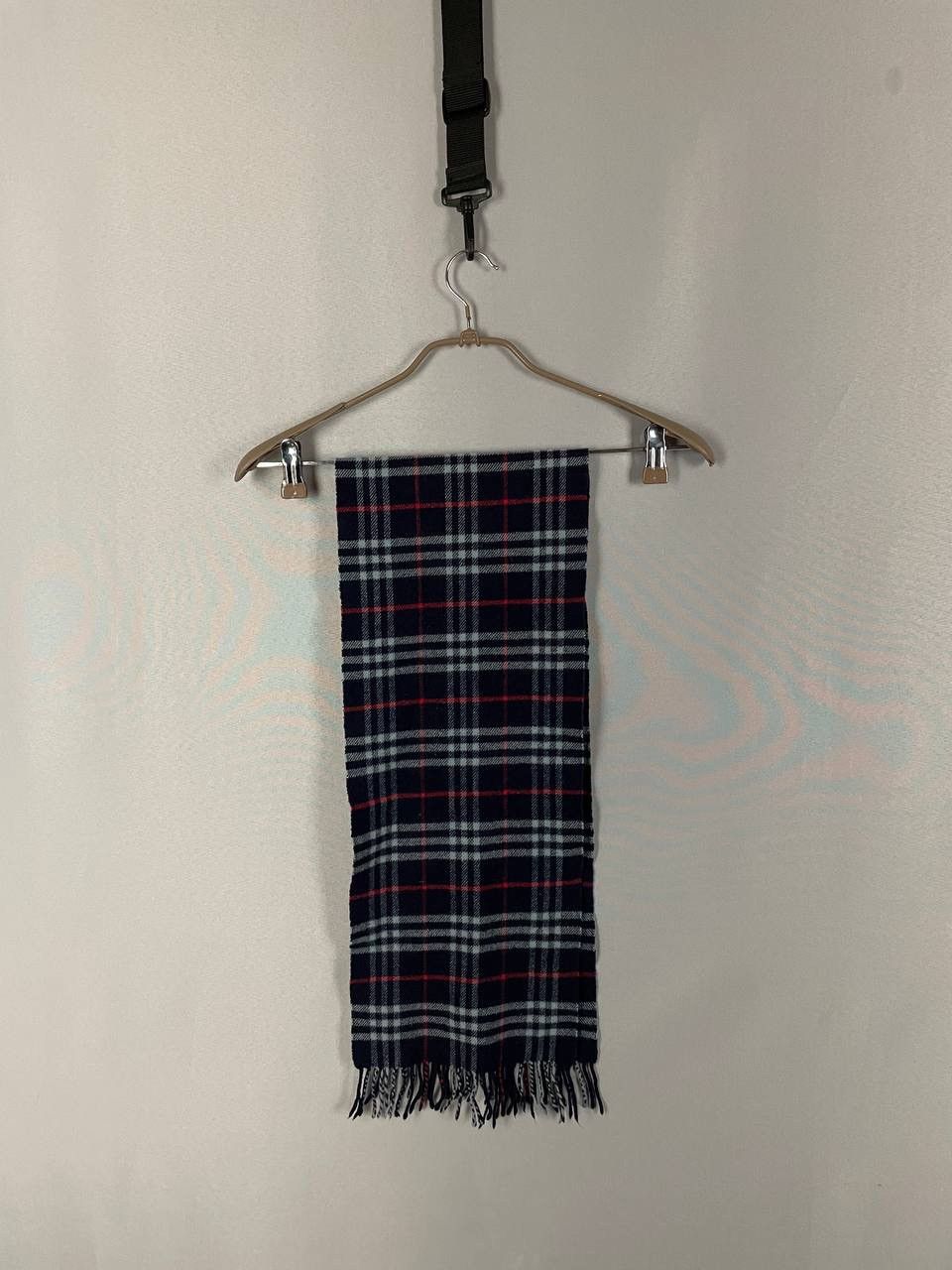 Burberry Burberry Scarf Nova Check Navy Size ONE SIZE - 4 Thumbnail