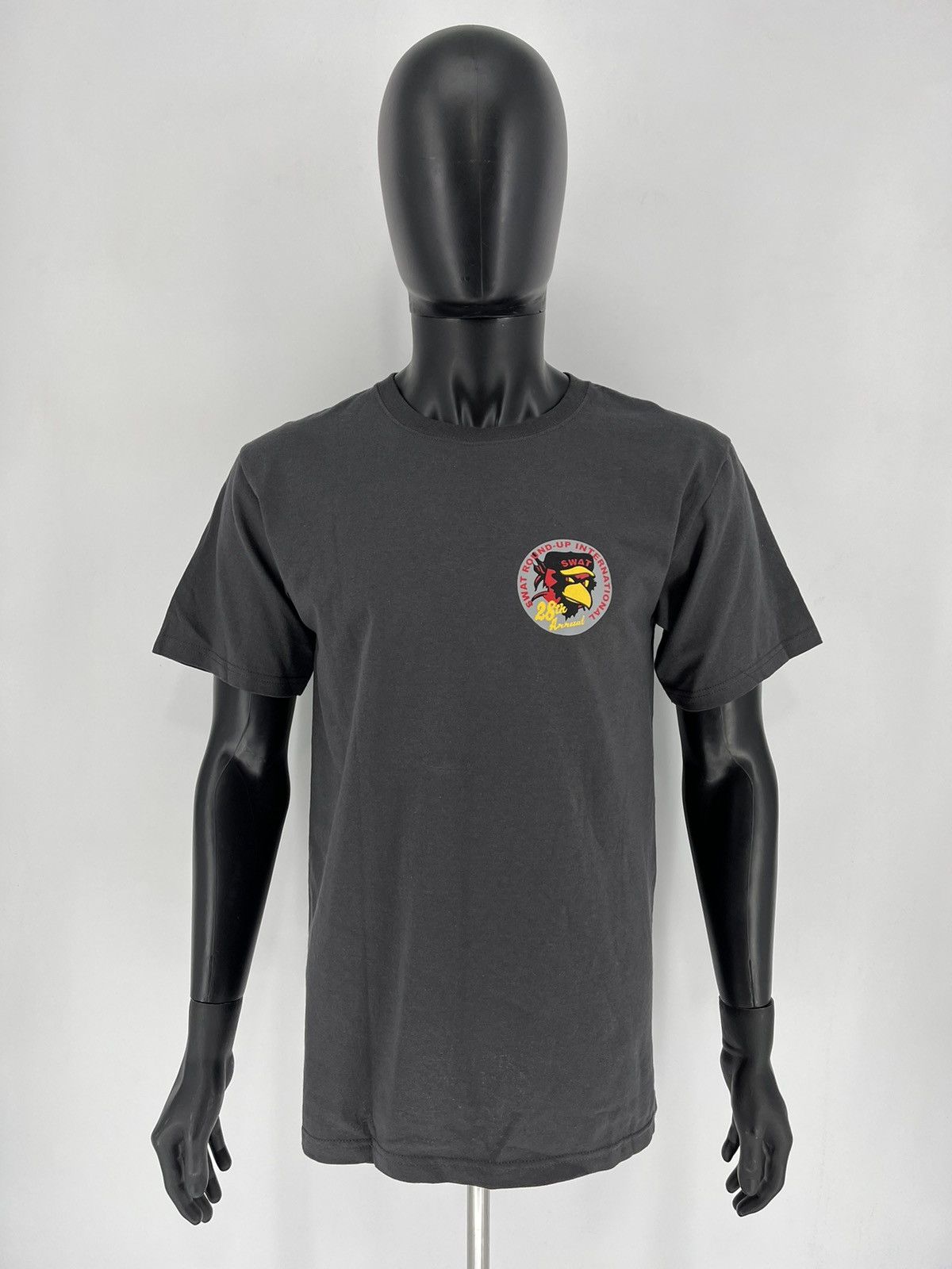 Vintage Vintage Y2K Police SWAT Movie Promo Tee Shirt Faded Size US M / EU 48-50 / 2 - 2 Thumbnail