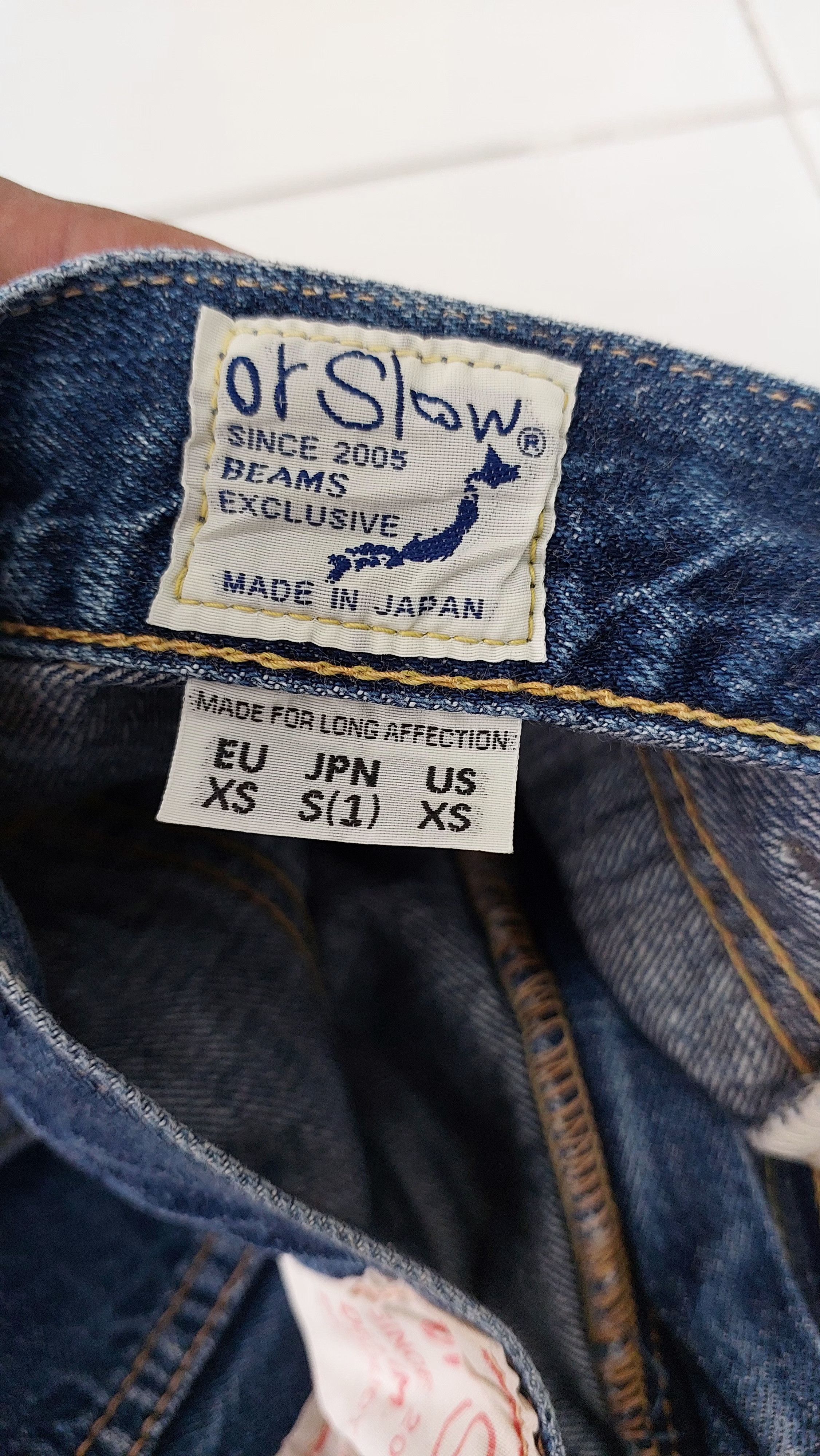 Orslow ORSLOW SALVAGE WOMEN'S JEANS PANT Size 27" / US 4 / IT 40 - 5 Thumbnail