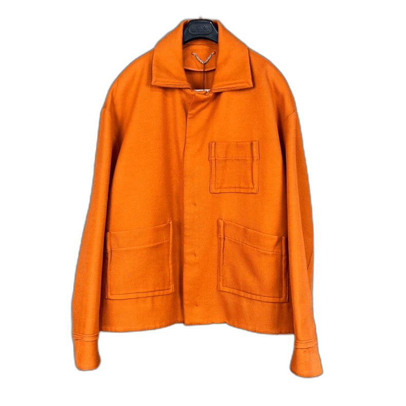 Louis Vuitton Louis Vuitton Multi Pocket Jacket in Orange-yf Size US L / EU 52-54 / 3 - 1 Thumbnail