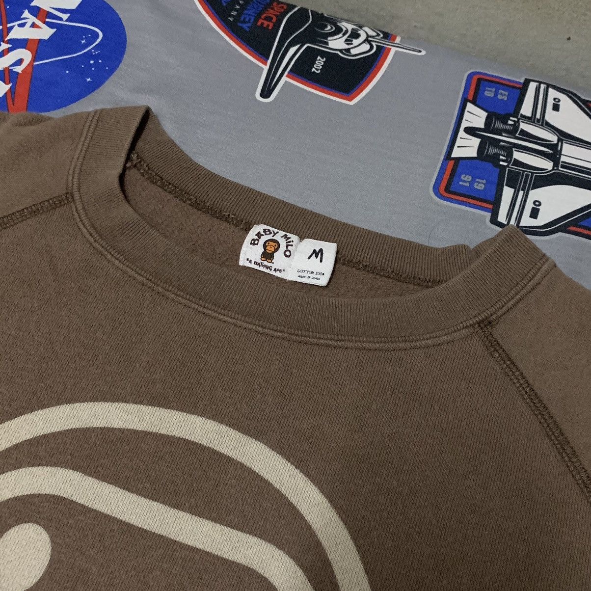Bape × Vintage Vtg Baby Milo A Bathing Ape TShirt Brown Size US M / EU 48-50 / 2 - 5 Thumbnail